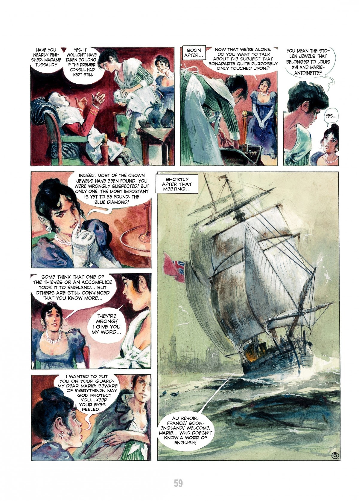 Read online The Fascinating Madame Tussaud comic -  Issue # TPB - 61