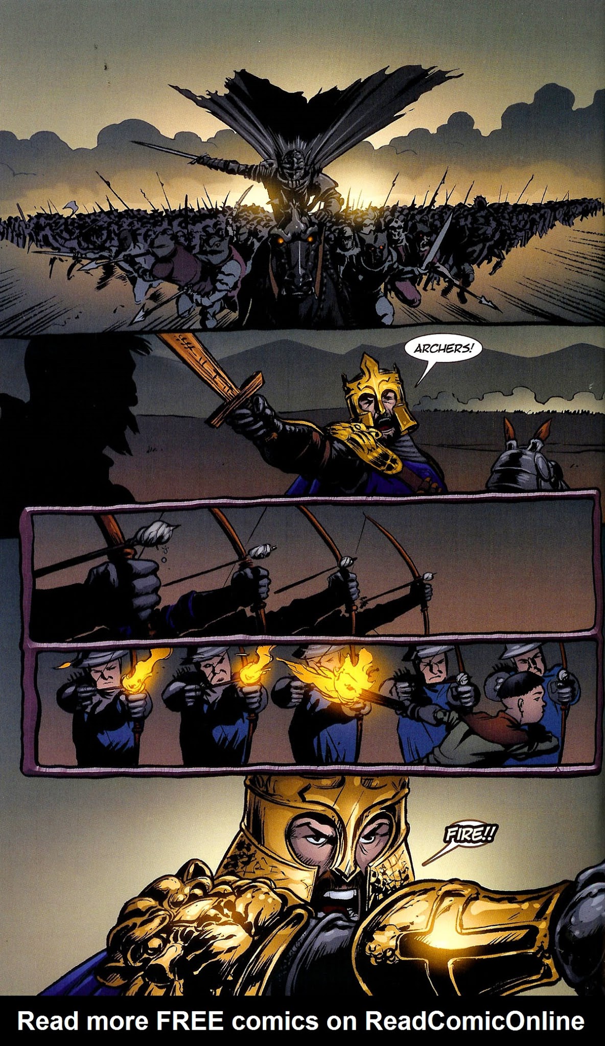 Read online Dracula vs King Arthur comic -  Issue #4 - 36