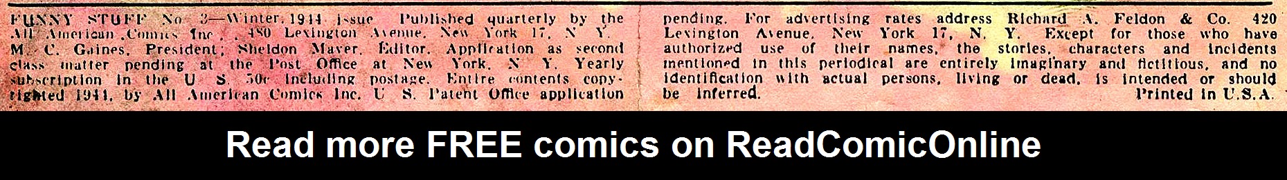 Read online Funny Stuff comic -  Issue #3 - 3