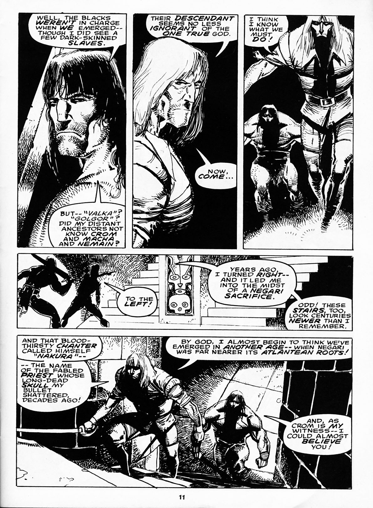 Read online The Savage Sword Of Conan comic -  Issue #220 - 12