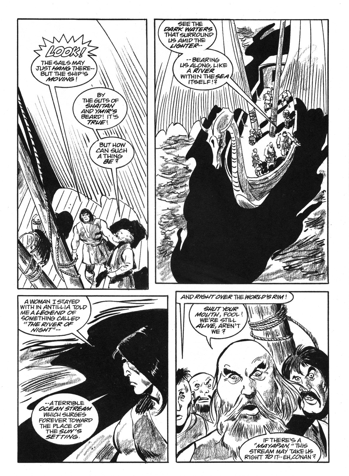 Read online Conan the Savage comic -  Issue #10 - 11