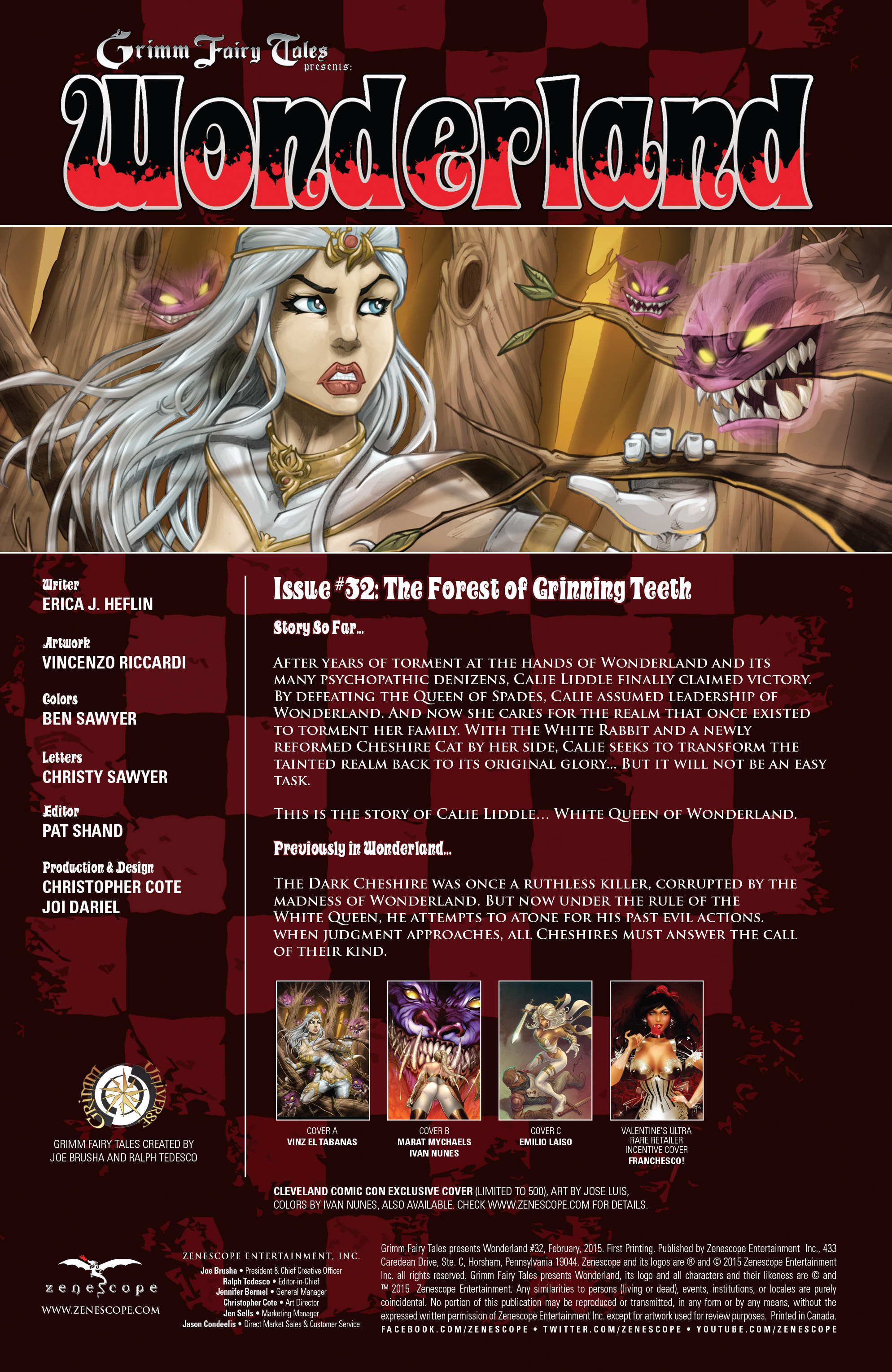 Read online Grimm Fairy Tales presents Wonderland comic -  Issue #32 - 2