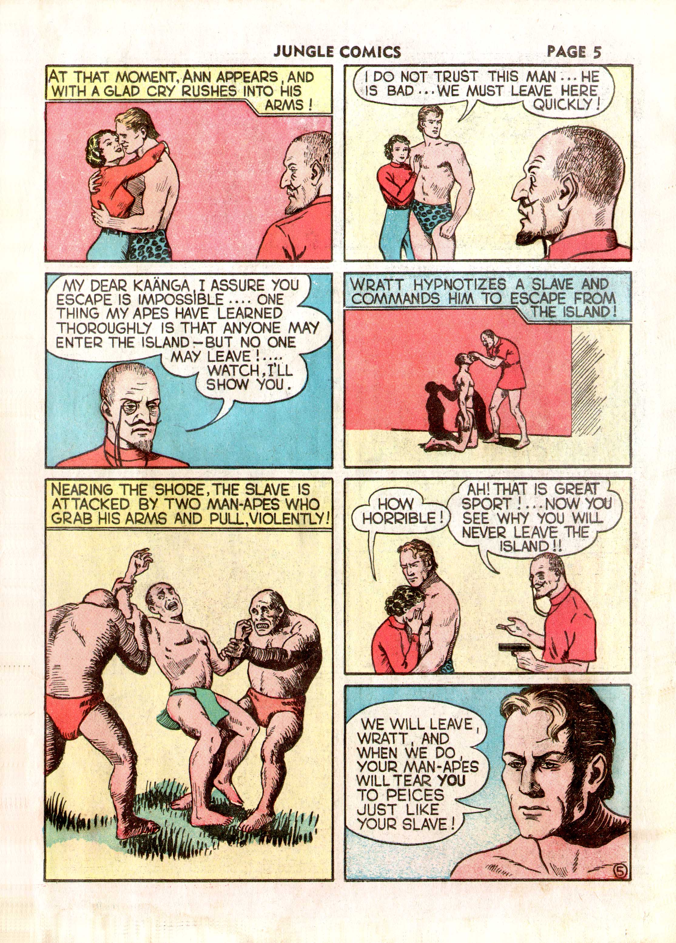 Read online Jungle Comics comic -  Issue #2 - 7
