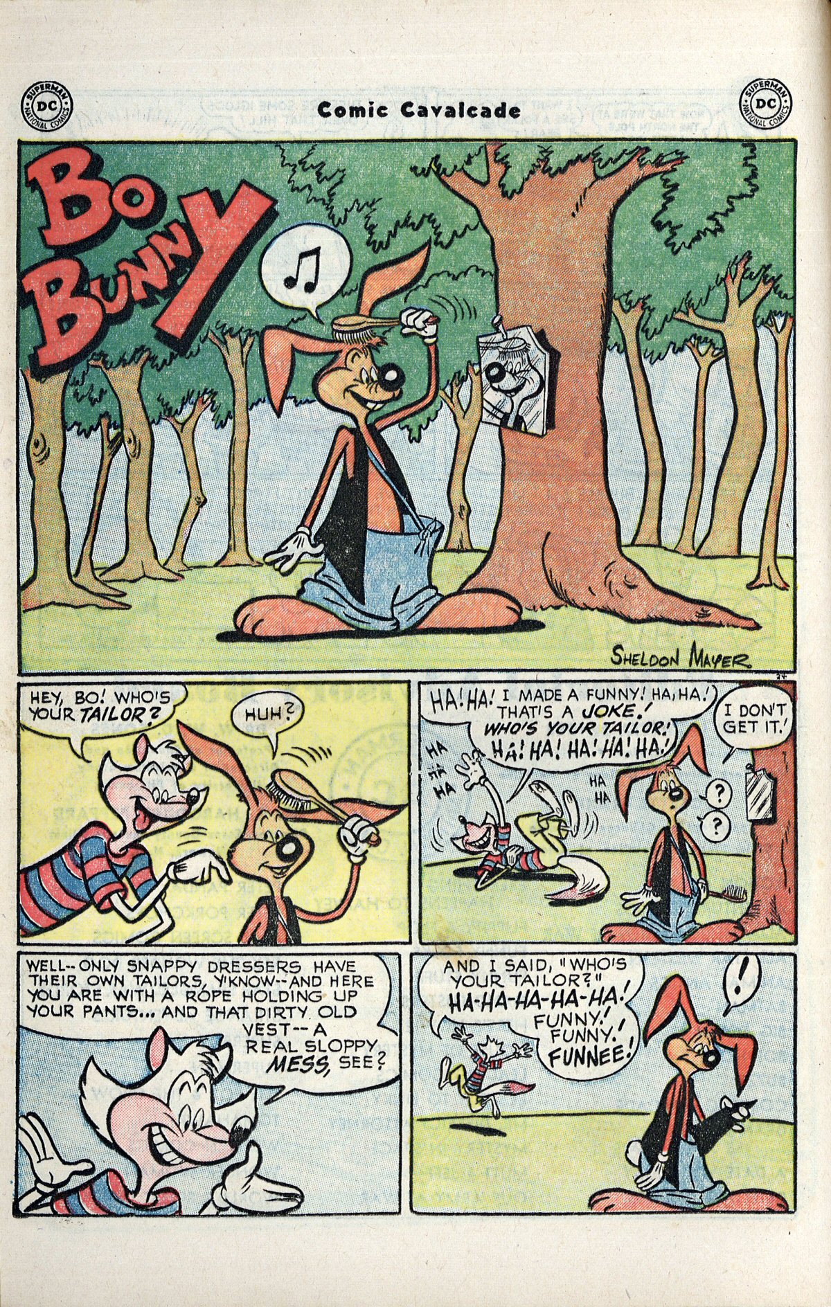 Read online Comic Cavalcade comic -  Issue #59 - 20