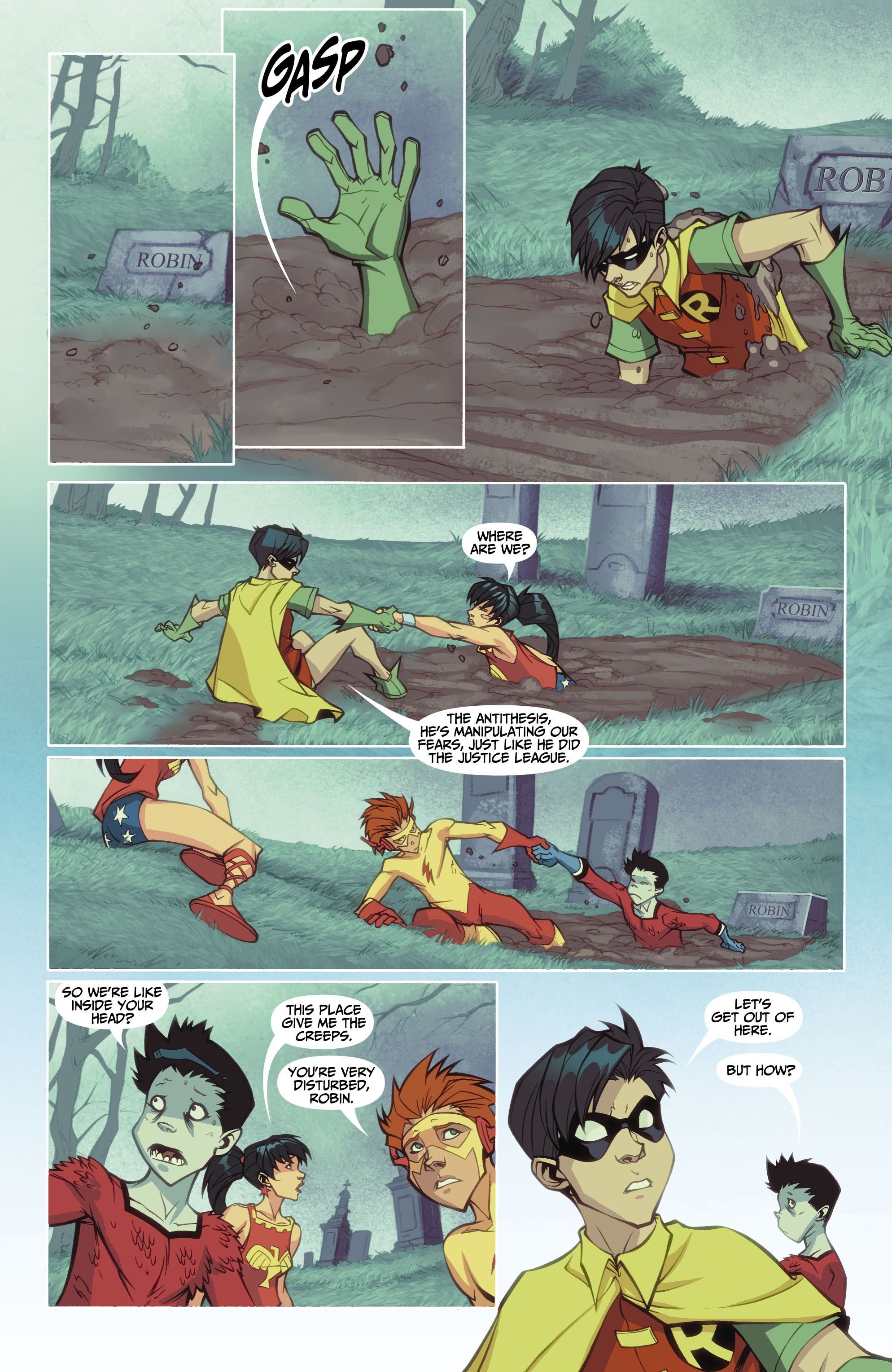 Read online Teen Titans: Year One comic -  Issue #6 - 17