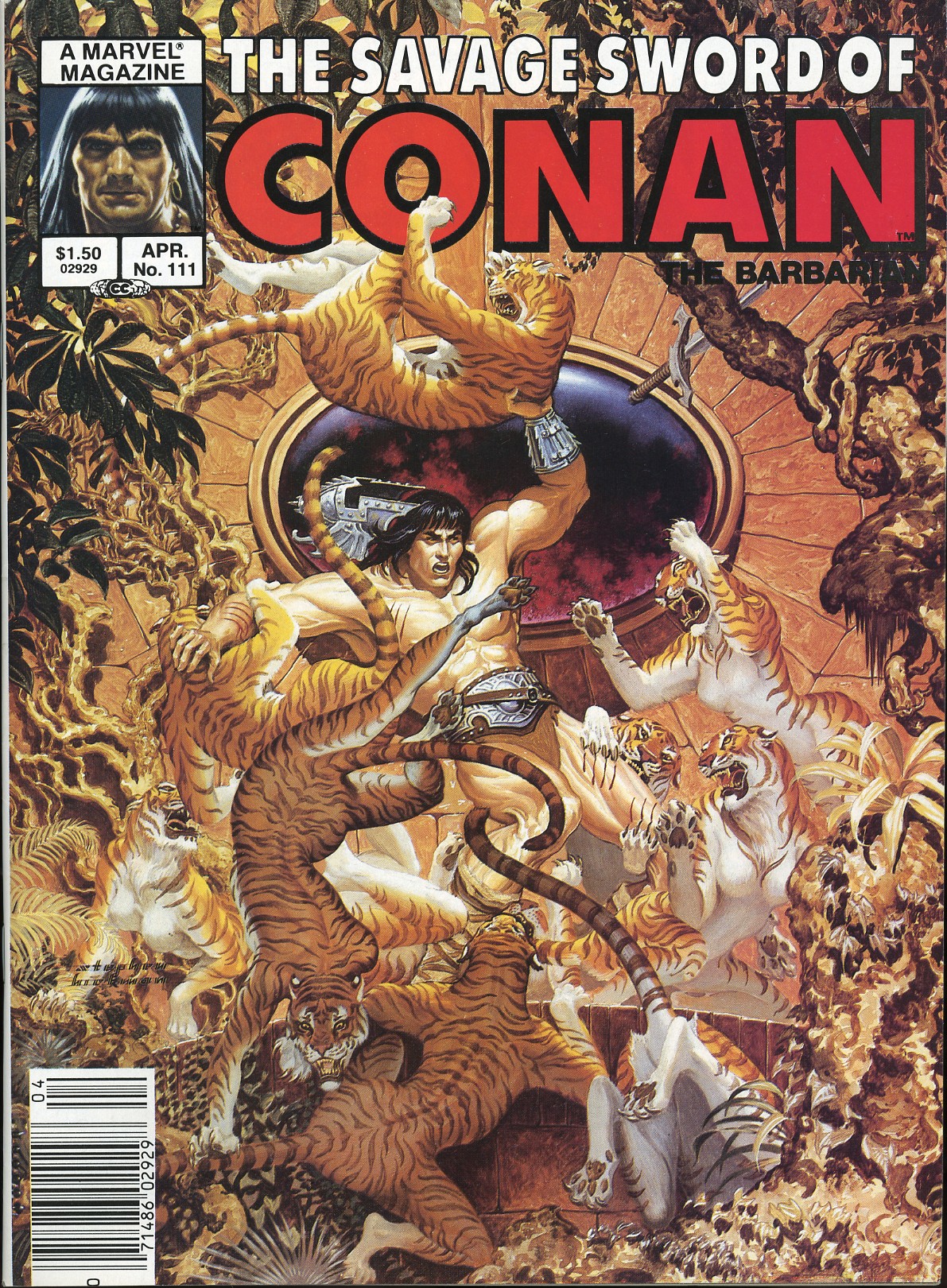 Read online The Savage Sword Of Conan comic -  Issue #111 - 1