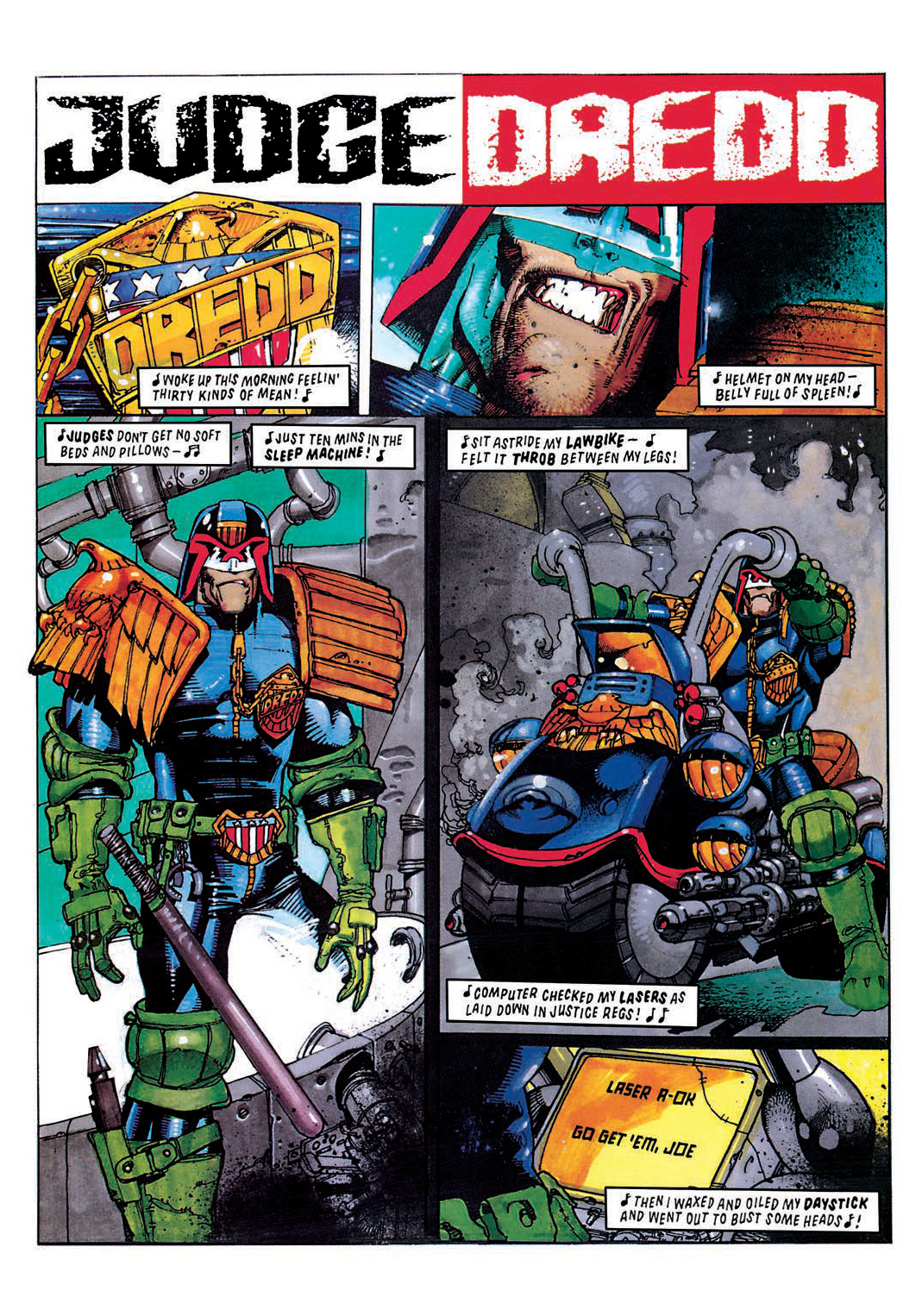 Read online Judge Dredd [Collections - Rebellion] comic -  Issue # TPB Judge Dredd - Heavy Metal Dredd - 7