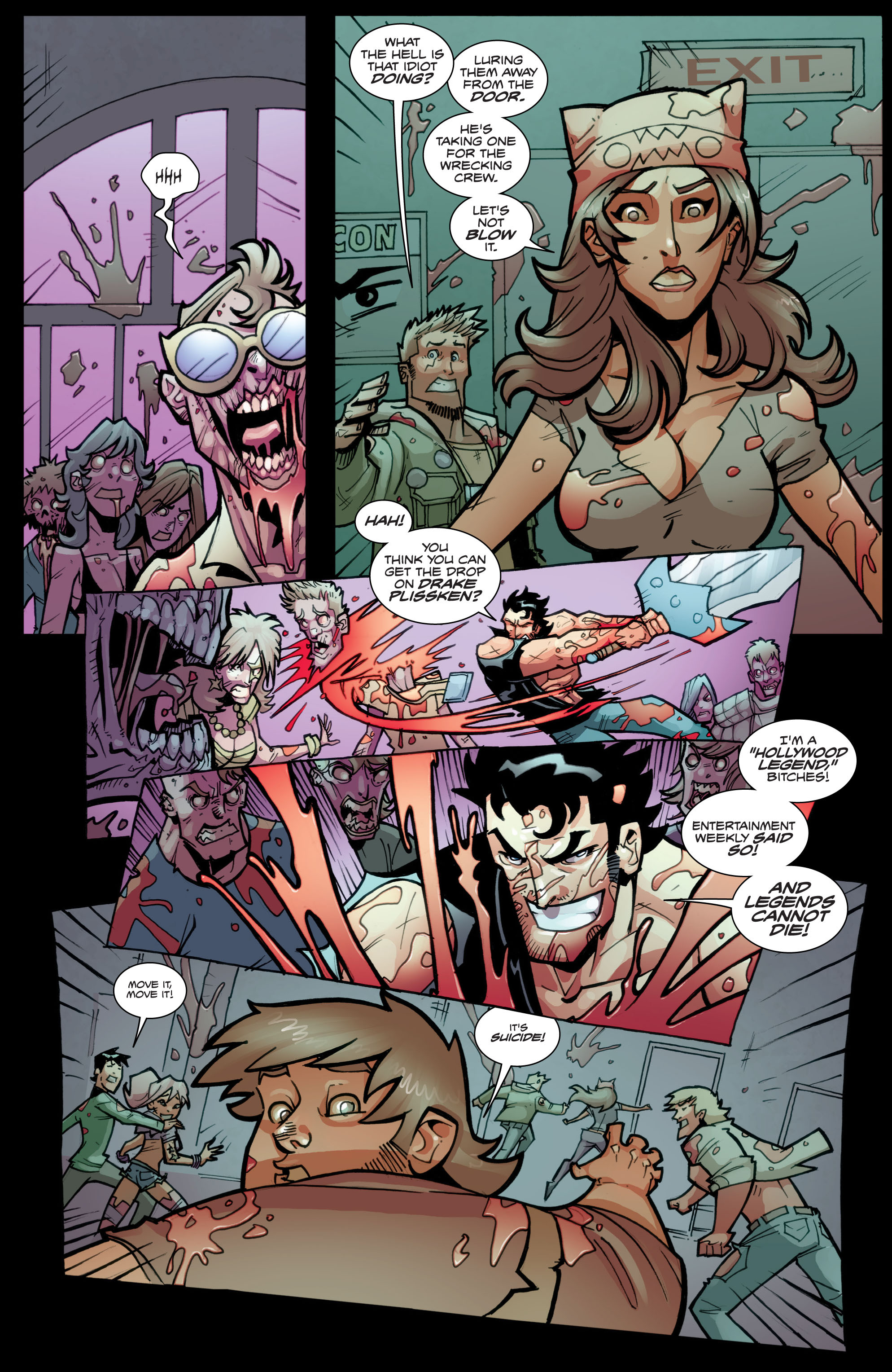 Read online Fanboys vs. Zombies comic -  Issue #4 - 26