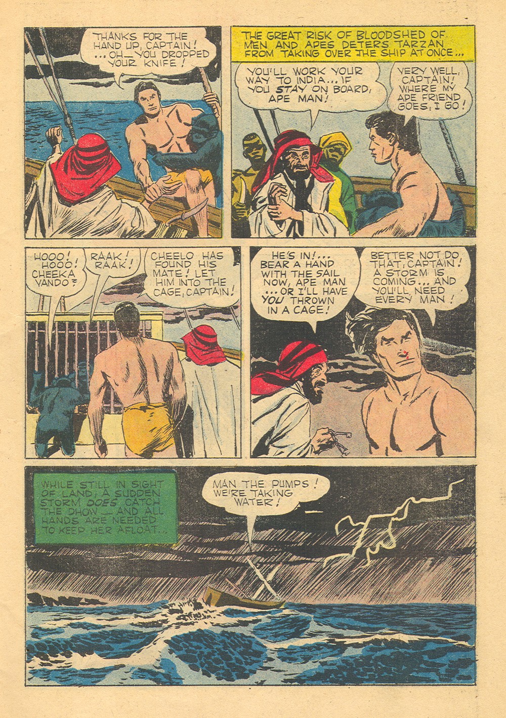 Read online Tarzan (1948) comic -  Issue #126 - 7