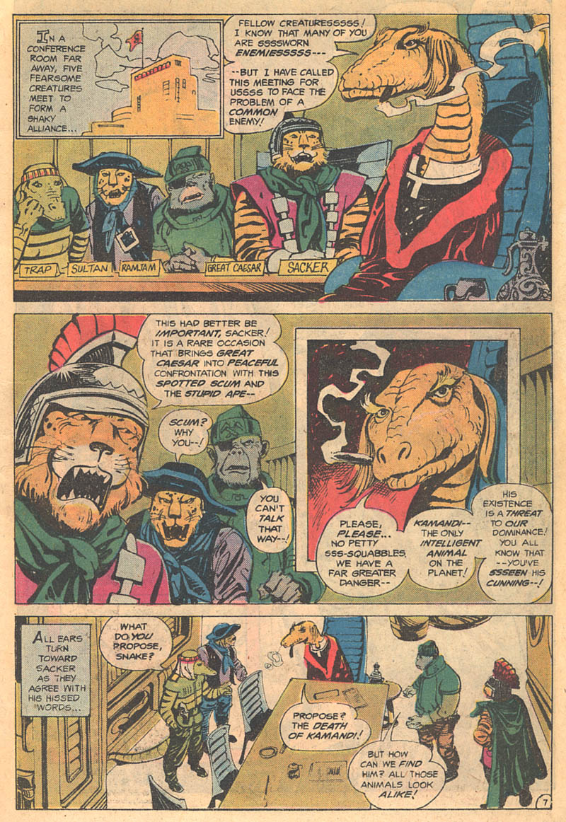 Read online Kamandi, The Last Boy On Earth comic -  Issue #52 - 9