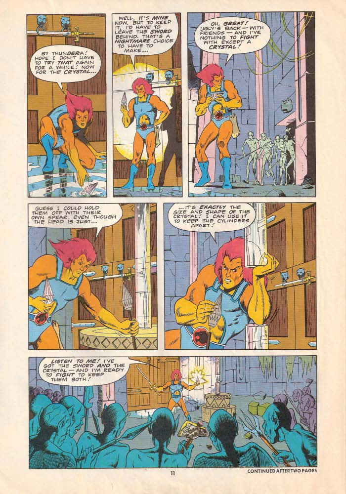 Read online ThunderCats (1987) comic -  Issue #29 - 10