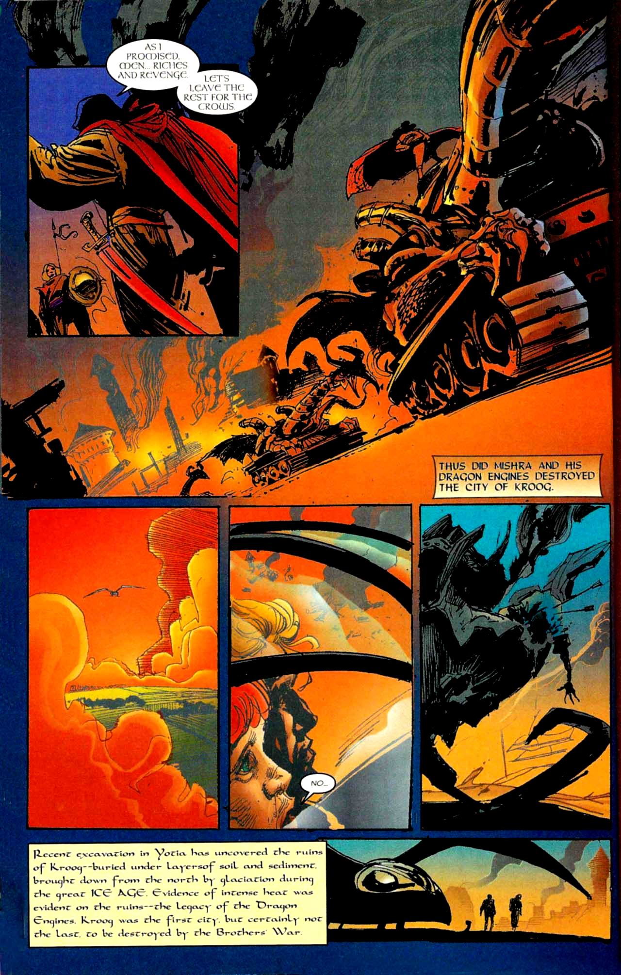 Read online Urza-Mishra War on the World of Magic: The Gathering comic -  Issue #1 - 22