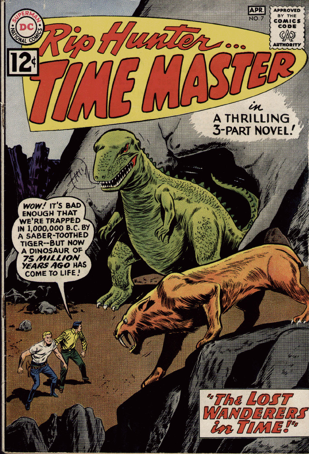 Read online Rip Hunter...Time Master comic -  Issue #7 - 1