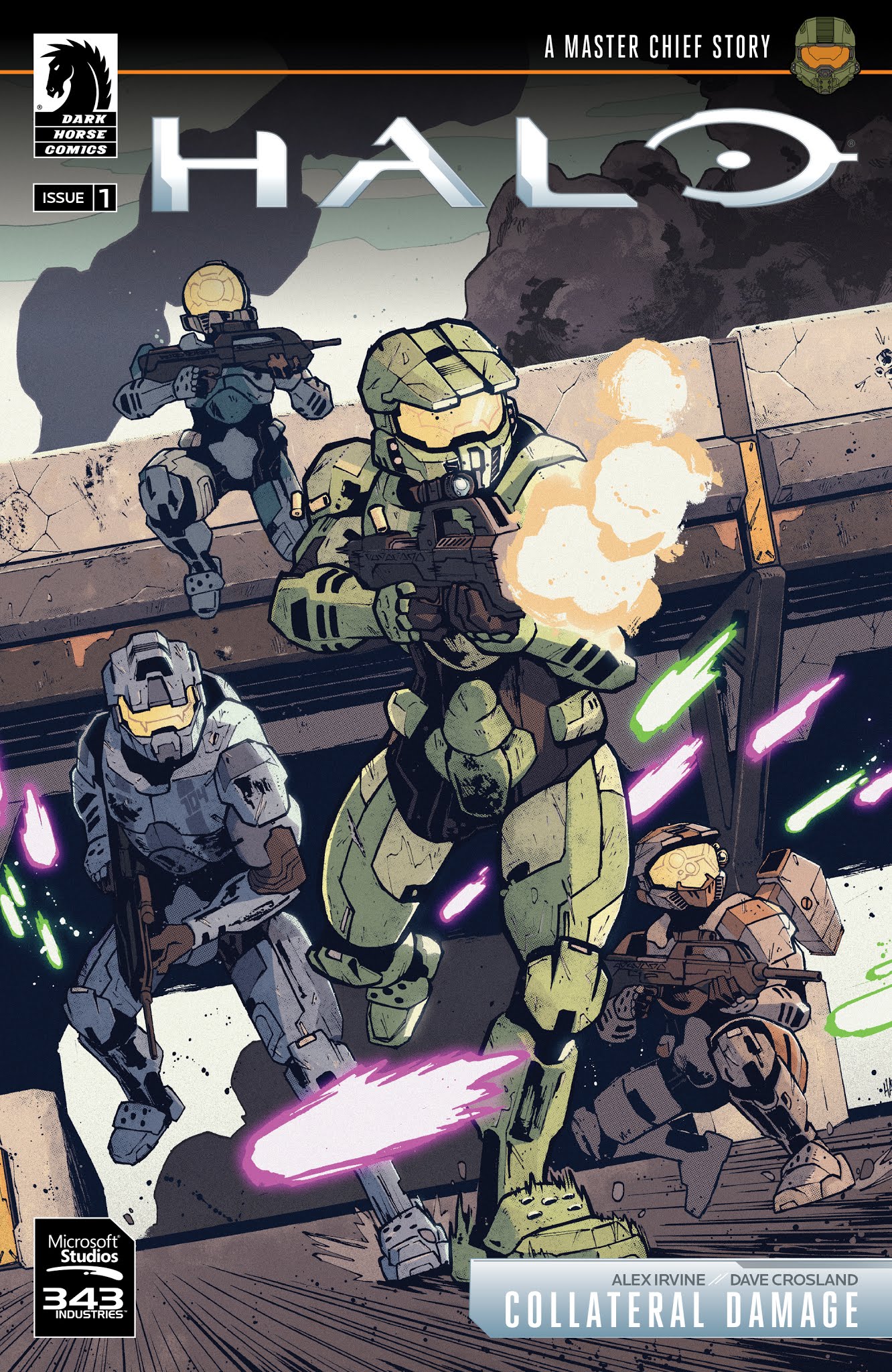 Read online Halo: Collateral Damage comic -  Issue #1 - 1