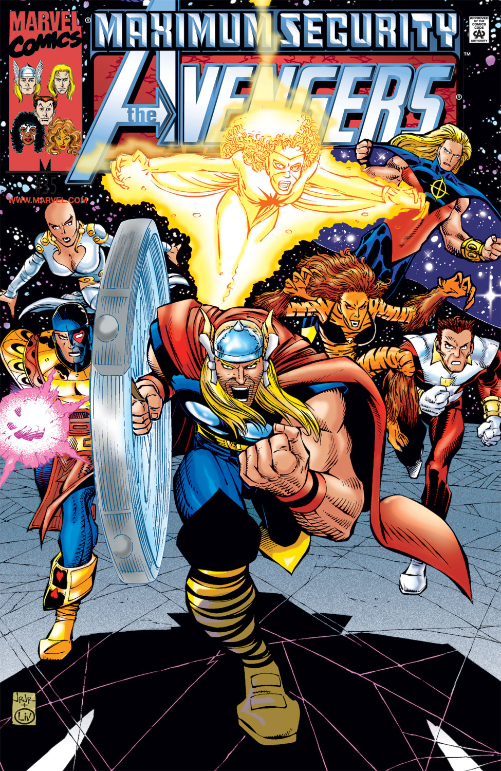 Read online Avengers (1998) comic -  Issue #35 - 1
