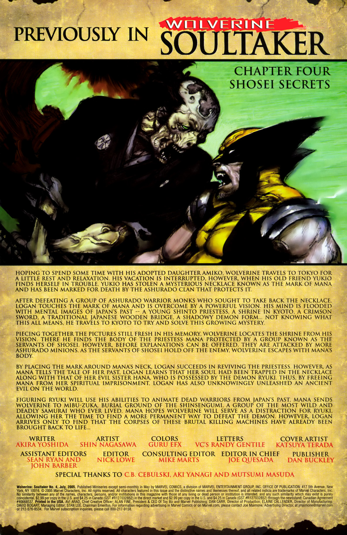 Read online Wolverine: Soultaker comic -  Issue #4 - 3