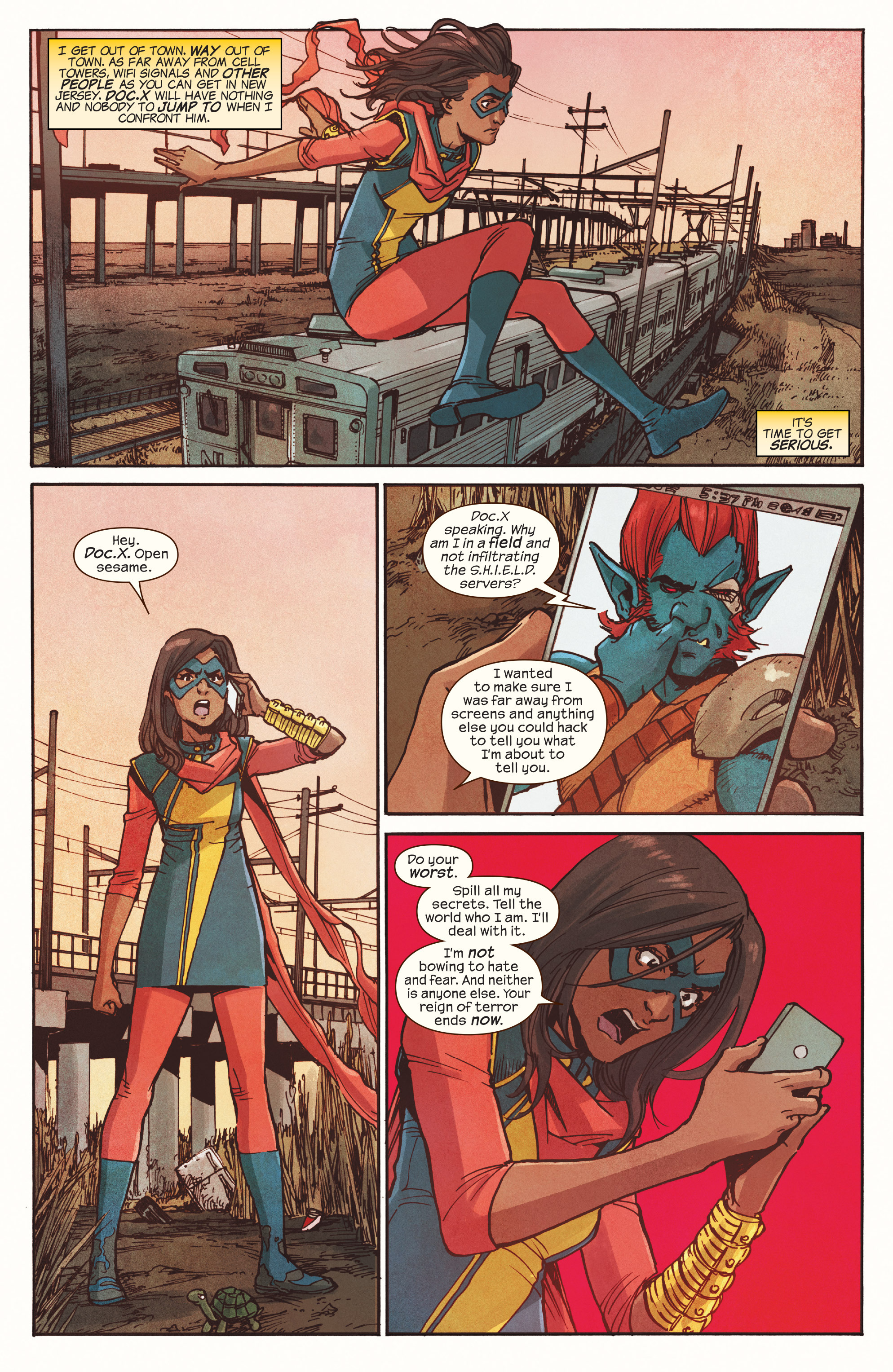 Read online Ms. Marvel (2016) comic -  Issue #16 - 17