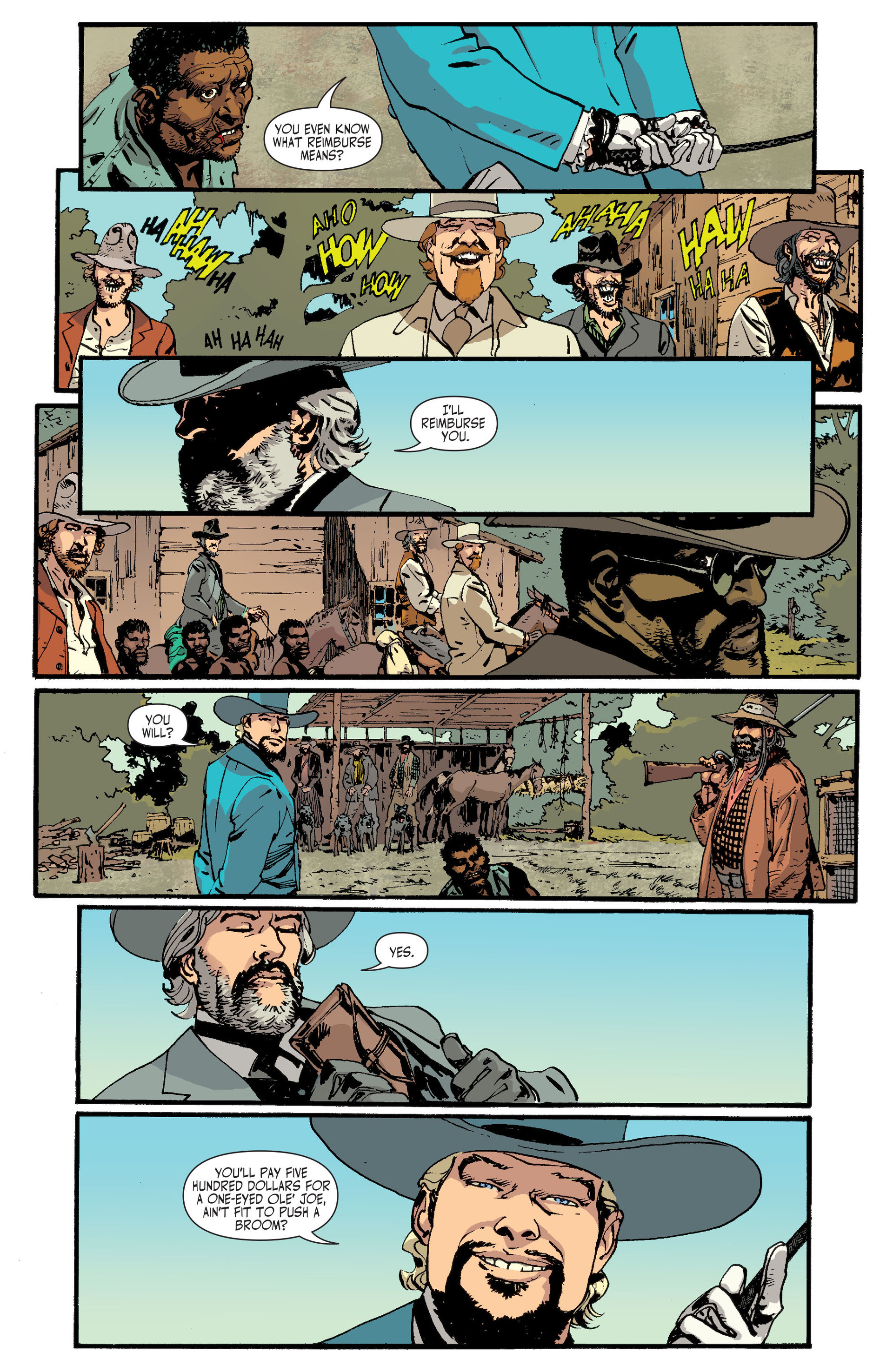 Read online Django Unchained comic -  Issue #4 - 36