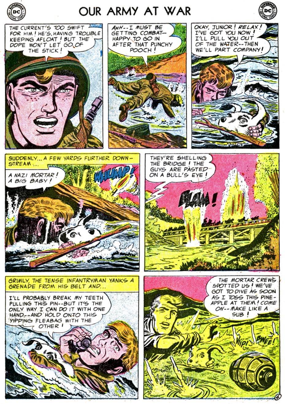 Read online Our Army at War (1952) comic -  Issue #36 - 6