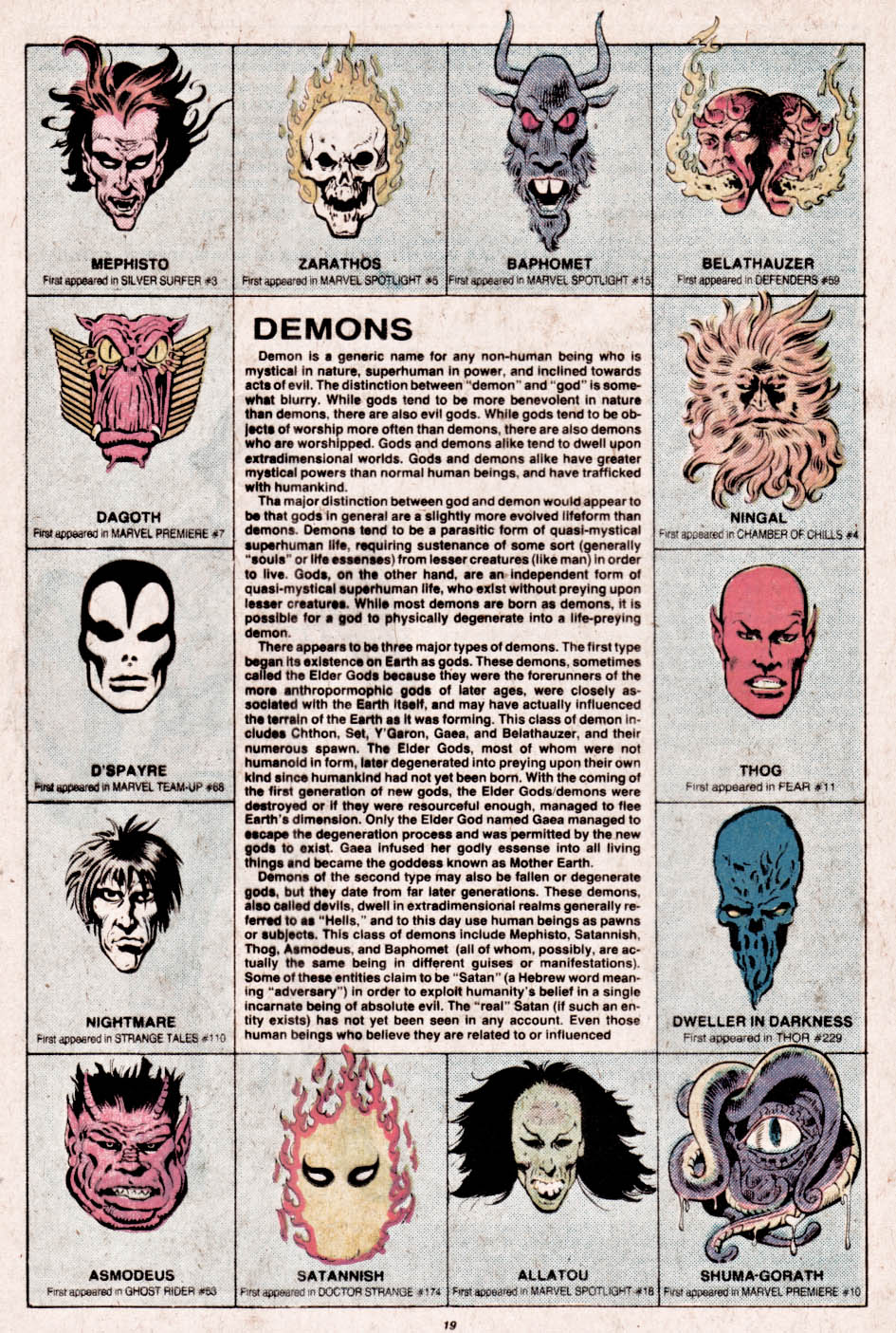 Read online The Official Handbook of the Marvel Universe comic -  Issue #3 - 20