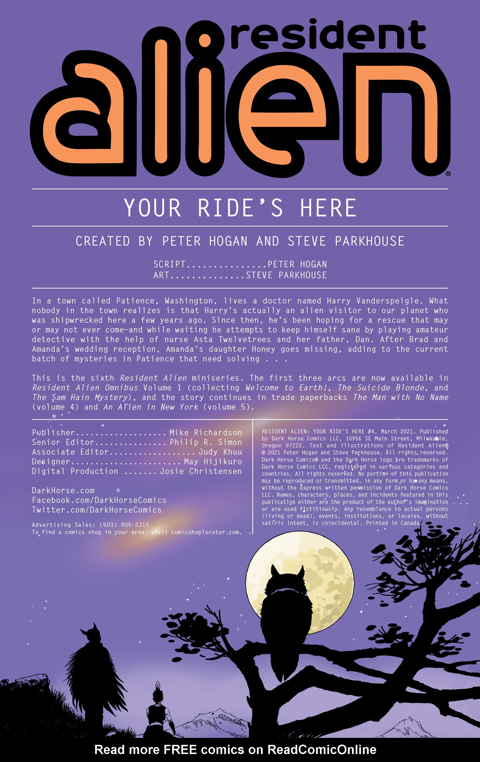 Read online Resident Alien: Your Ride's Here comic -  Issue #4 - 2