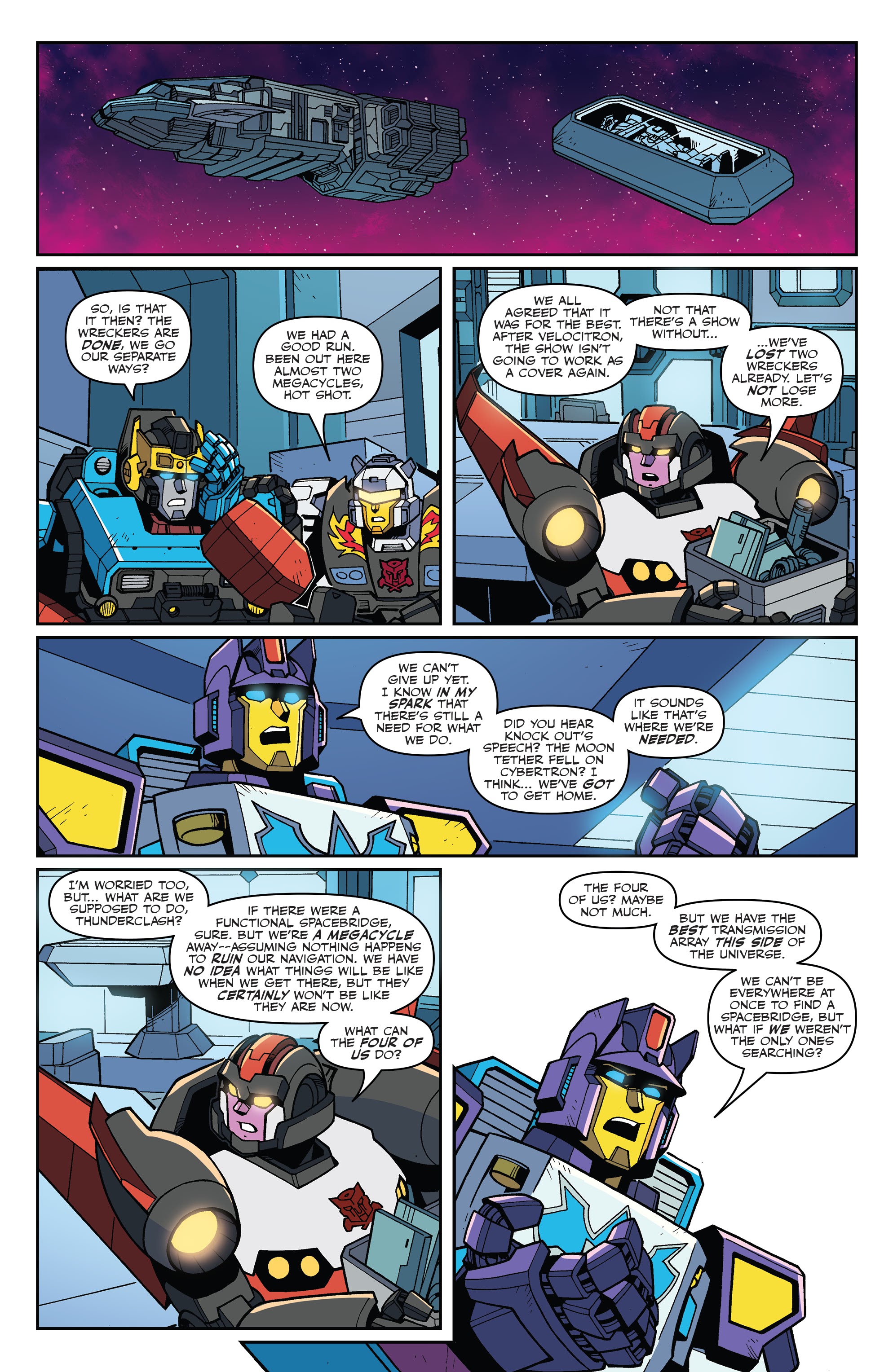 Read online Transformers: Wreckers-Tread and Circuits comic -  Issue #4 - 22