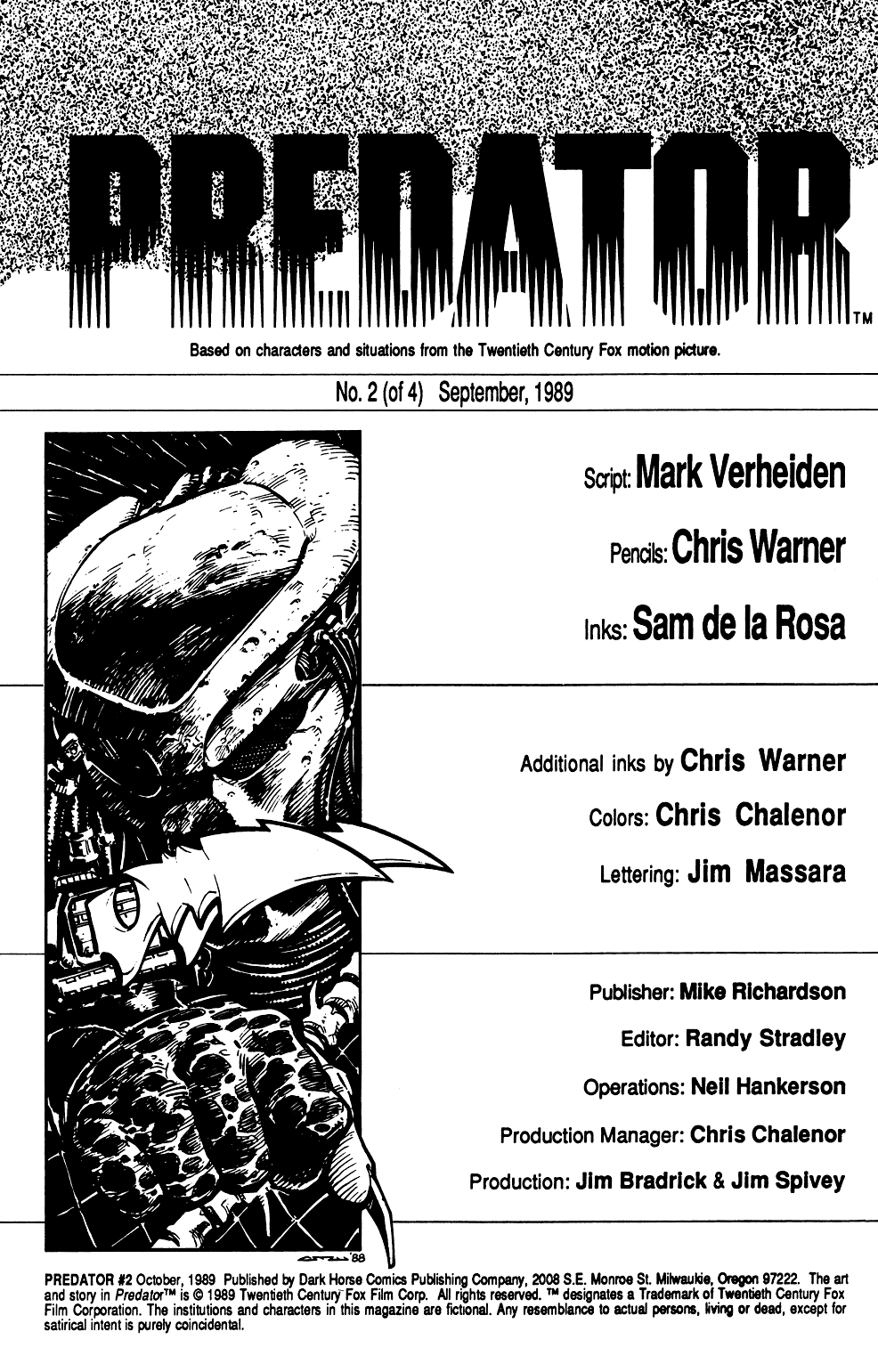 Read online Predator (1989) comic -  Issue #2 - 2