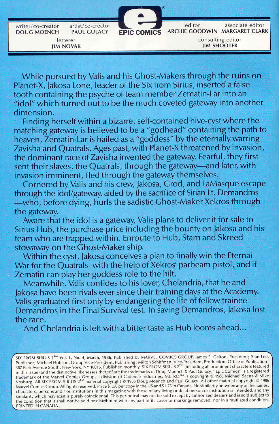 Read online Six From Sirius 2 comic -  Issue #4 - 2