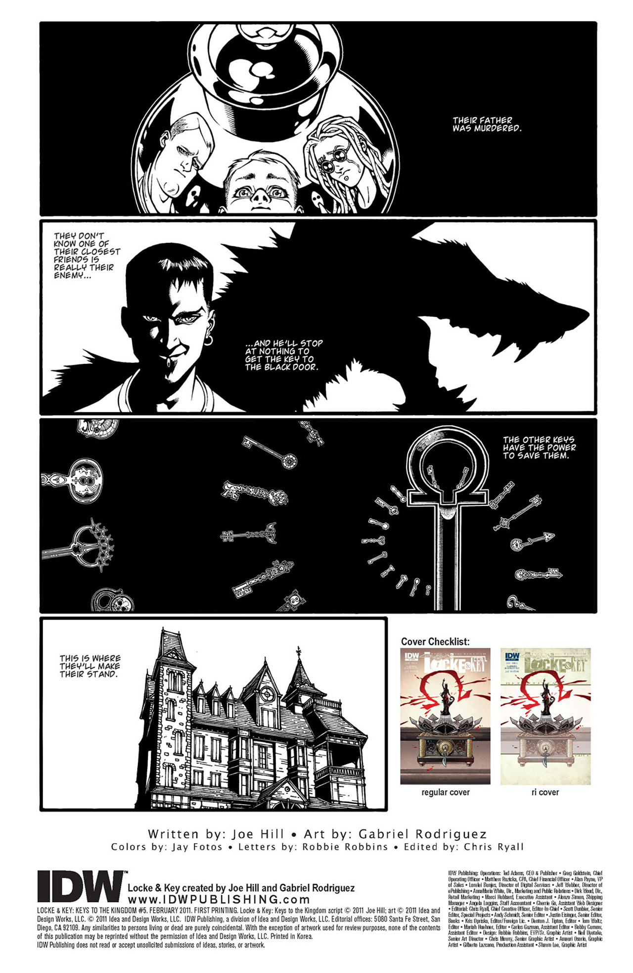 Read online Locke & Key: Keys to the Kingdom comic -  Issue #5 - 3