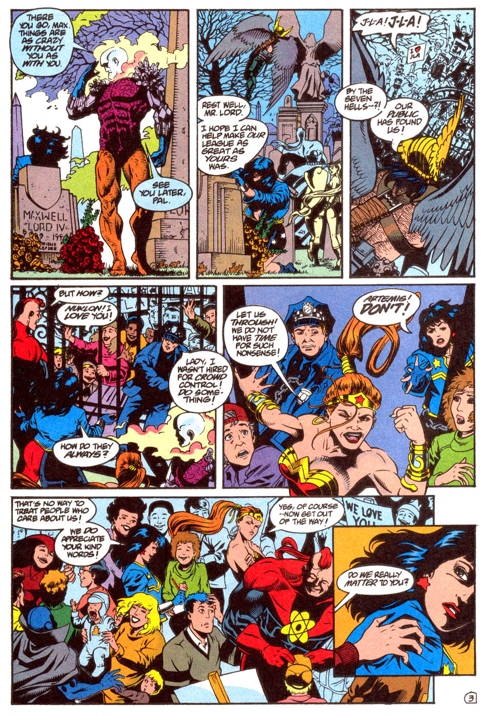 Read online Justice League America comic -  Issue #98 - 4