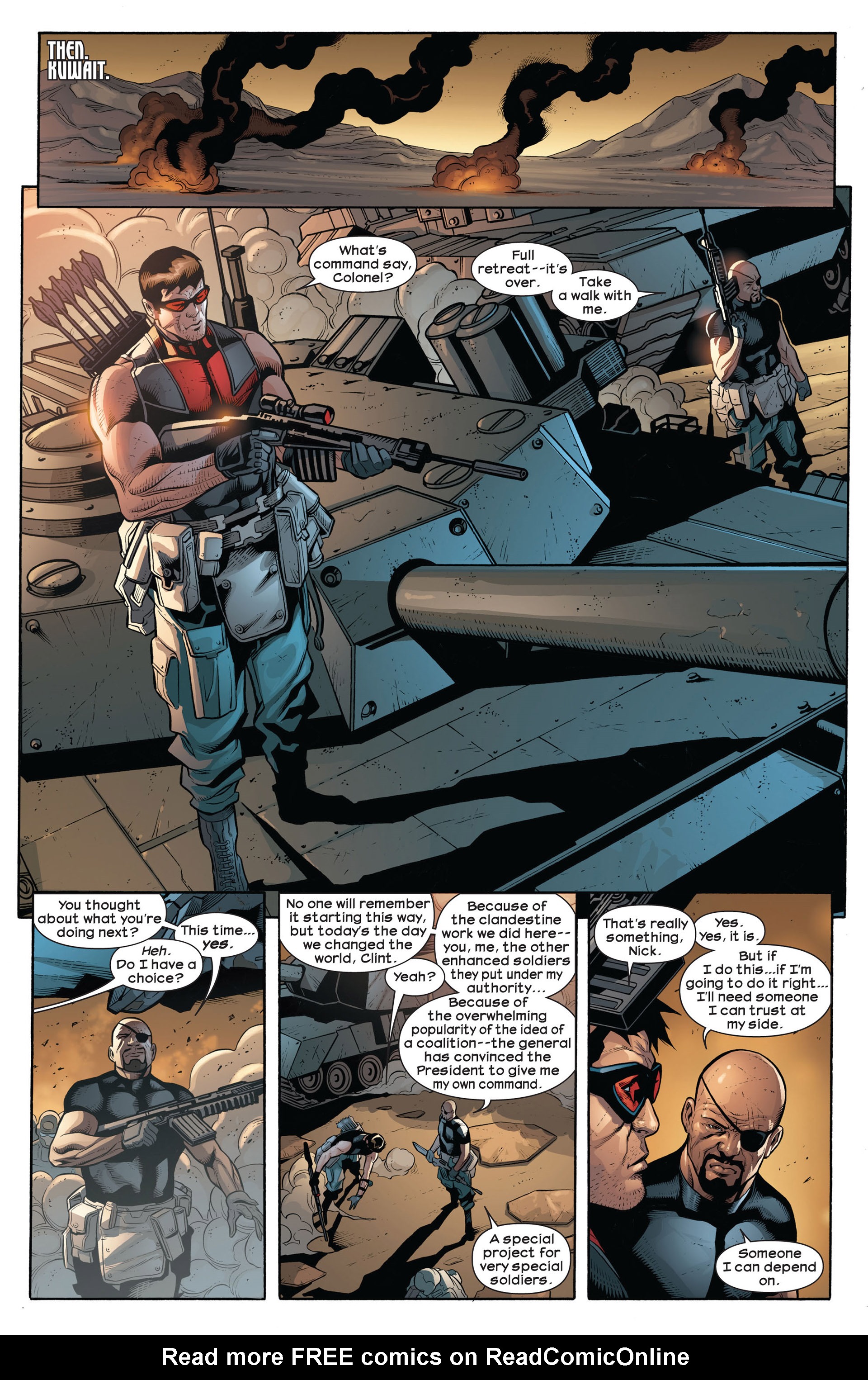 Read online Ultimate Comics Hawkeye comic -  Issue #4 - 20
