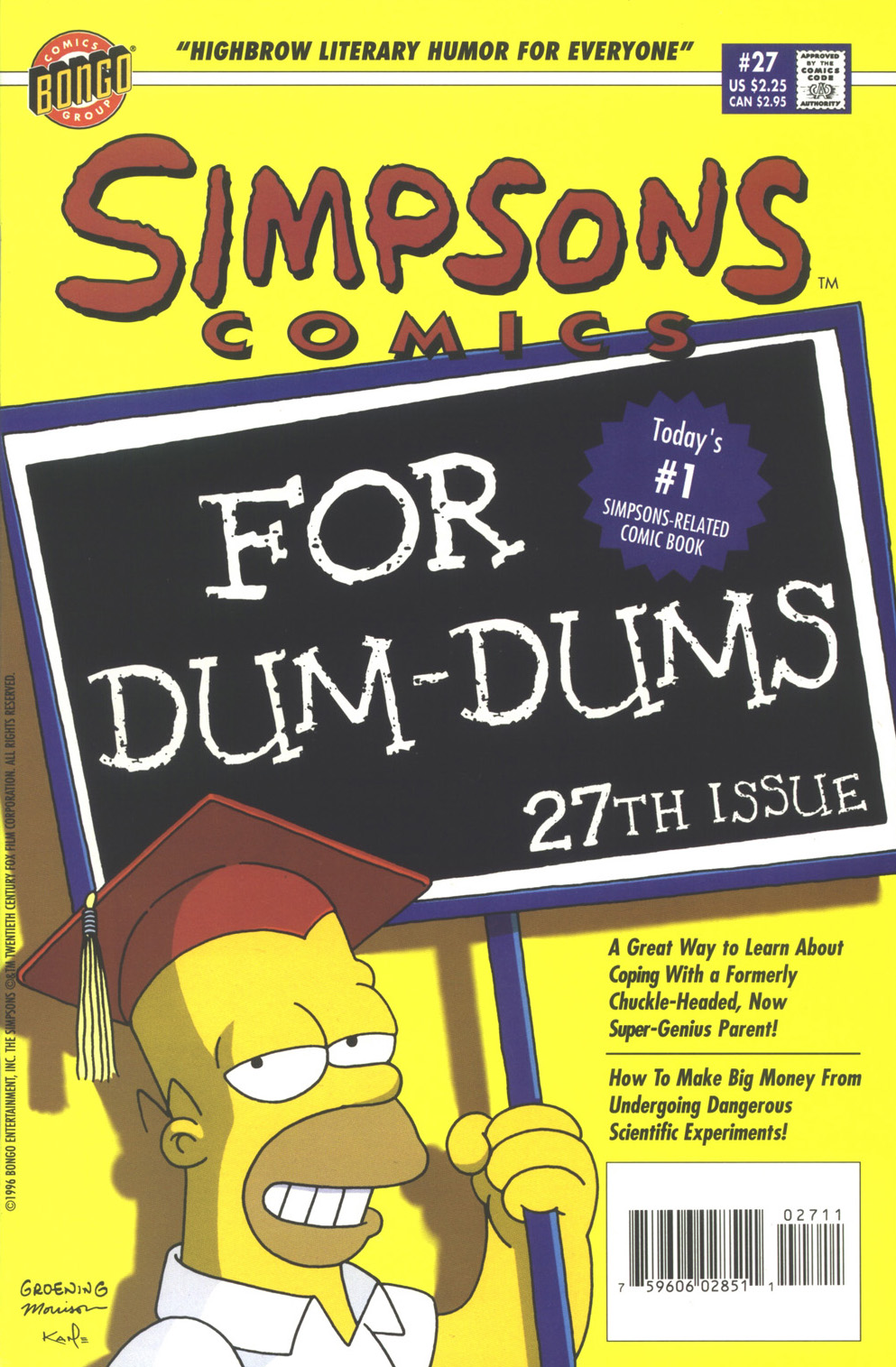 Read online Simpsons Comics comic -  Issue #27 - 1