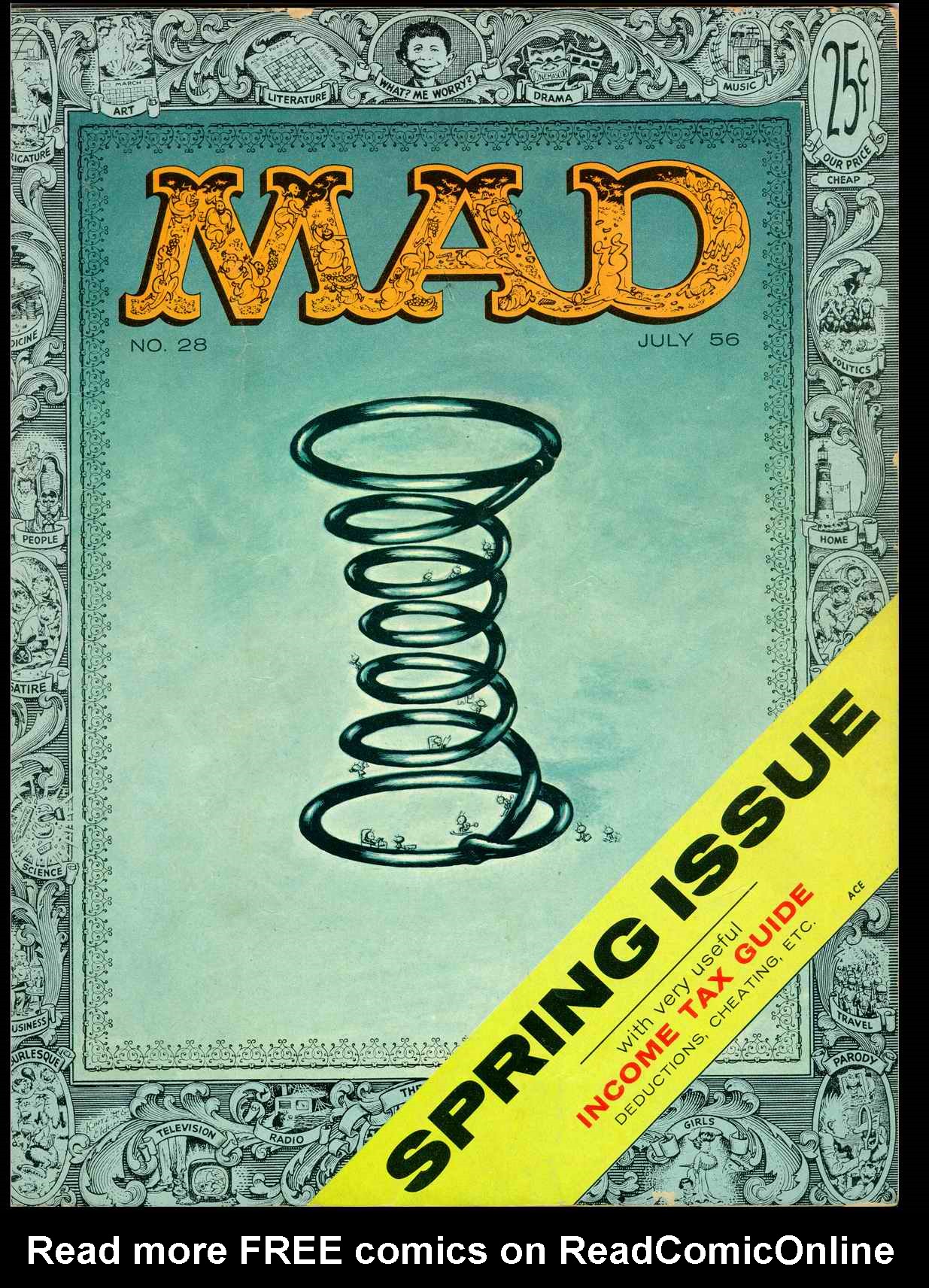 Read online MAD comic -  Issue #28 - 2