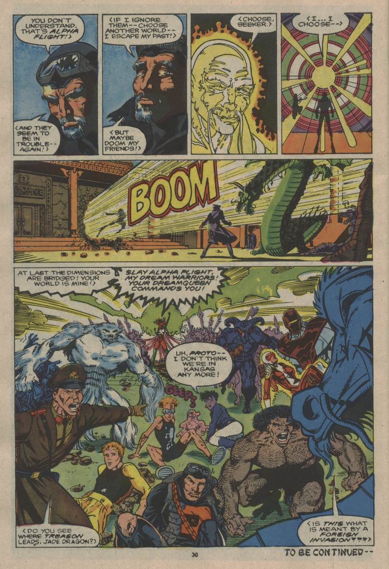 Read online Alpha Flight (1983) comic -  Issue #59 - 23