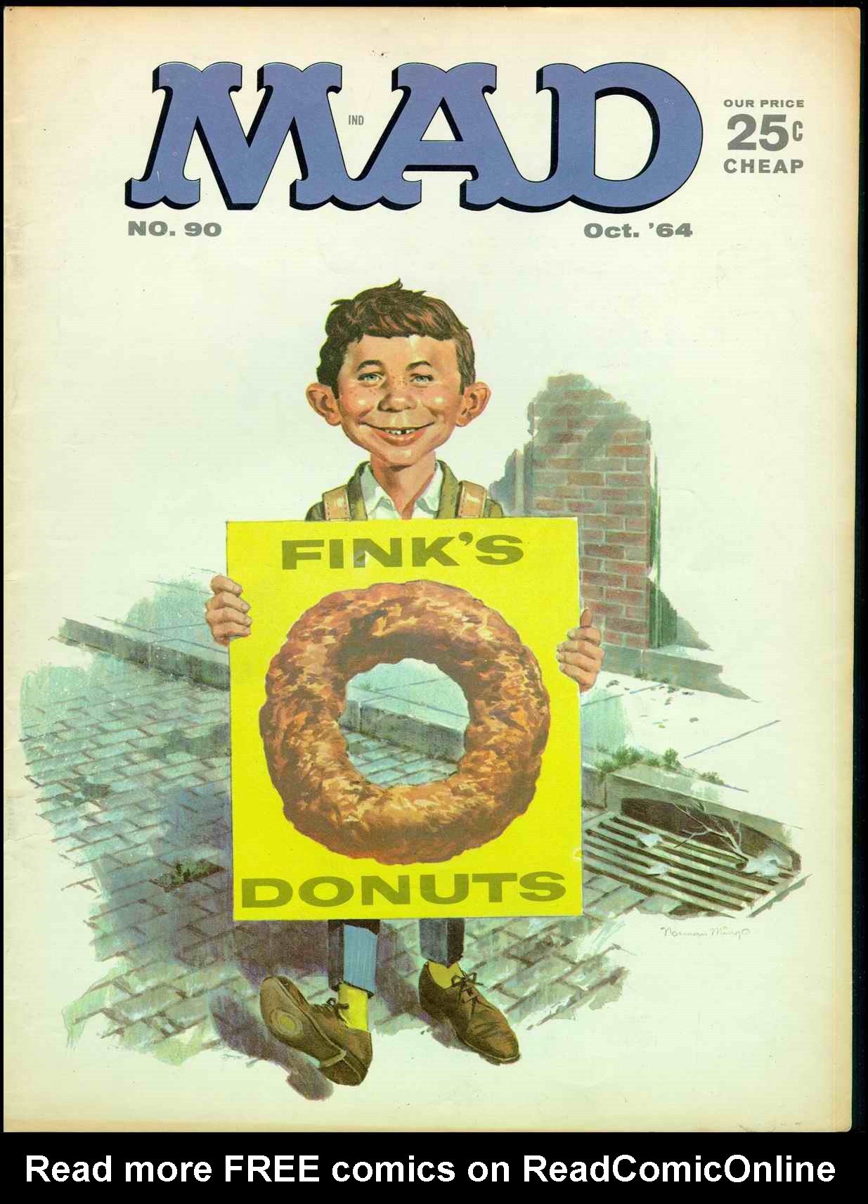 Read online MAD comic -  Issue #90 - 1