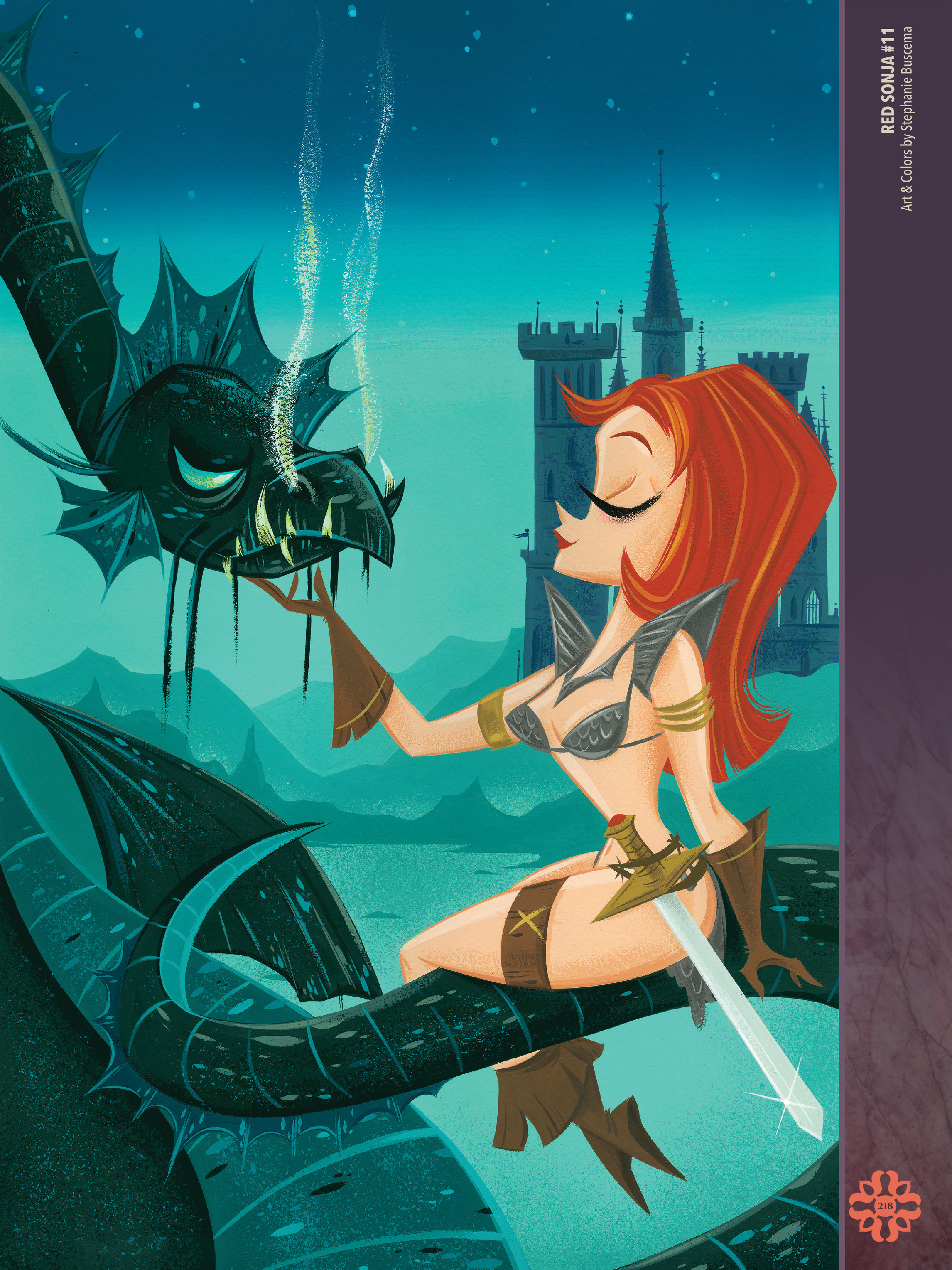 Read online The Art of Red Sonja comic -  Issue # TPB 2 (Part 3) - 19