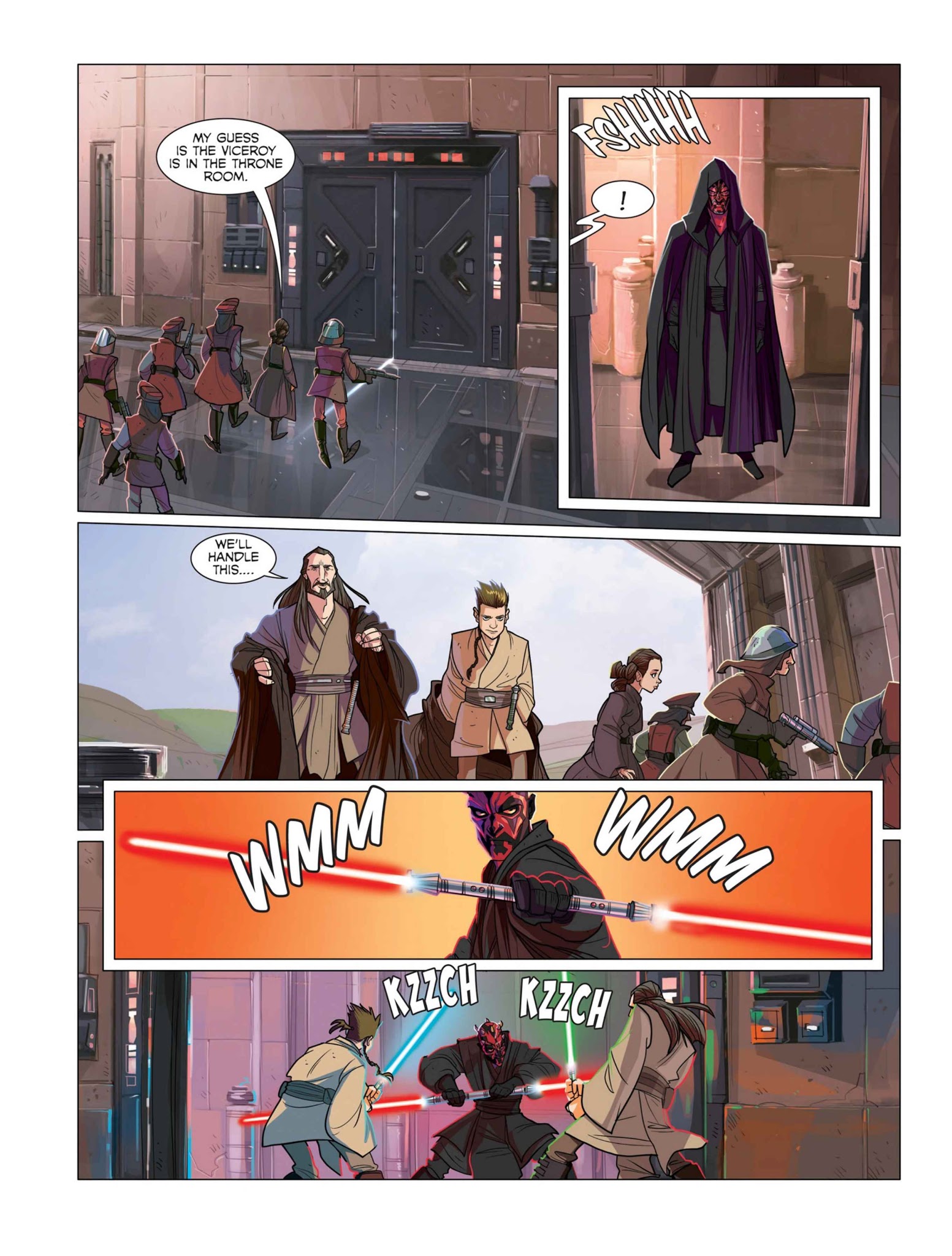 Read online Star Wars: The Prequel Trilogy: A Graphic Novel comic -  Issue # Full - 61