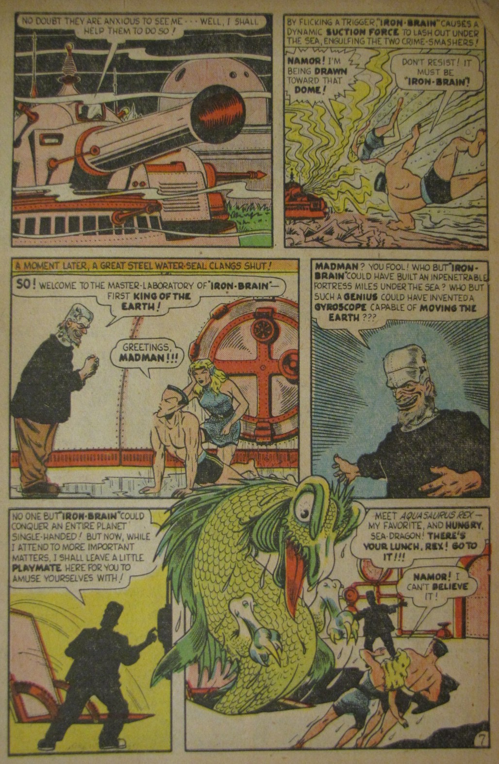 Read online Sub-Mariner Comics comic -  Issue #30 - 9