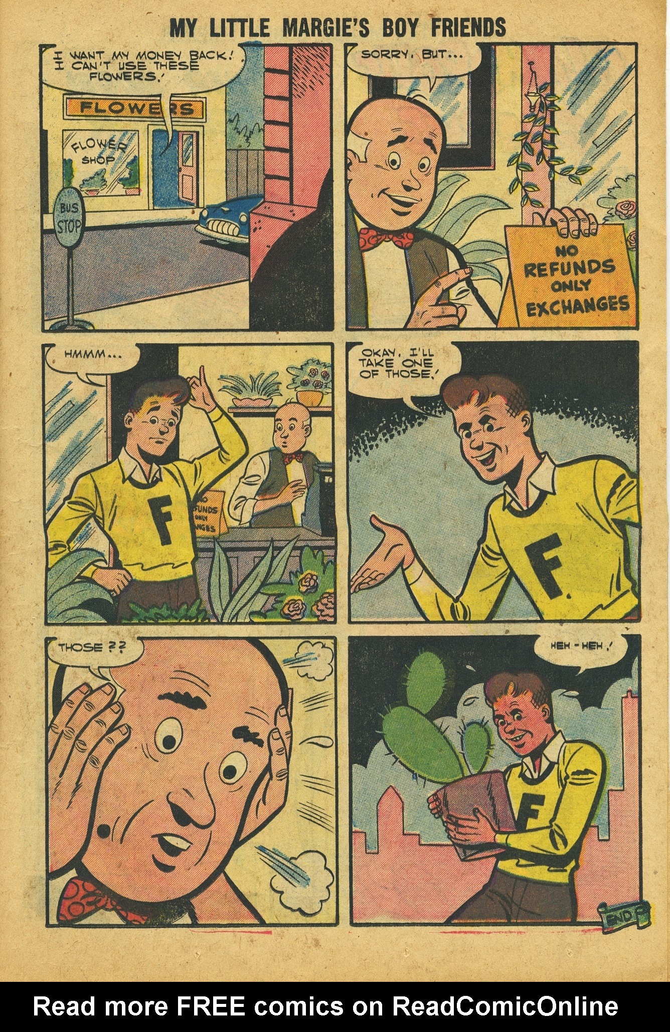 Read online My Little Margie's Boy Friends comic -  Issue #9 - 13