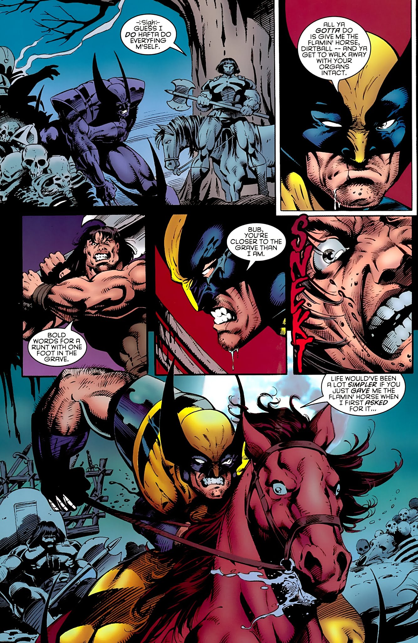 Read online Wolverine: Knight of Terra comic -  Issue # Full - 20