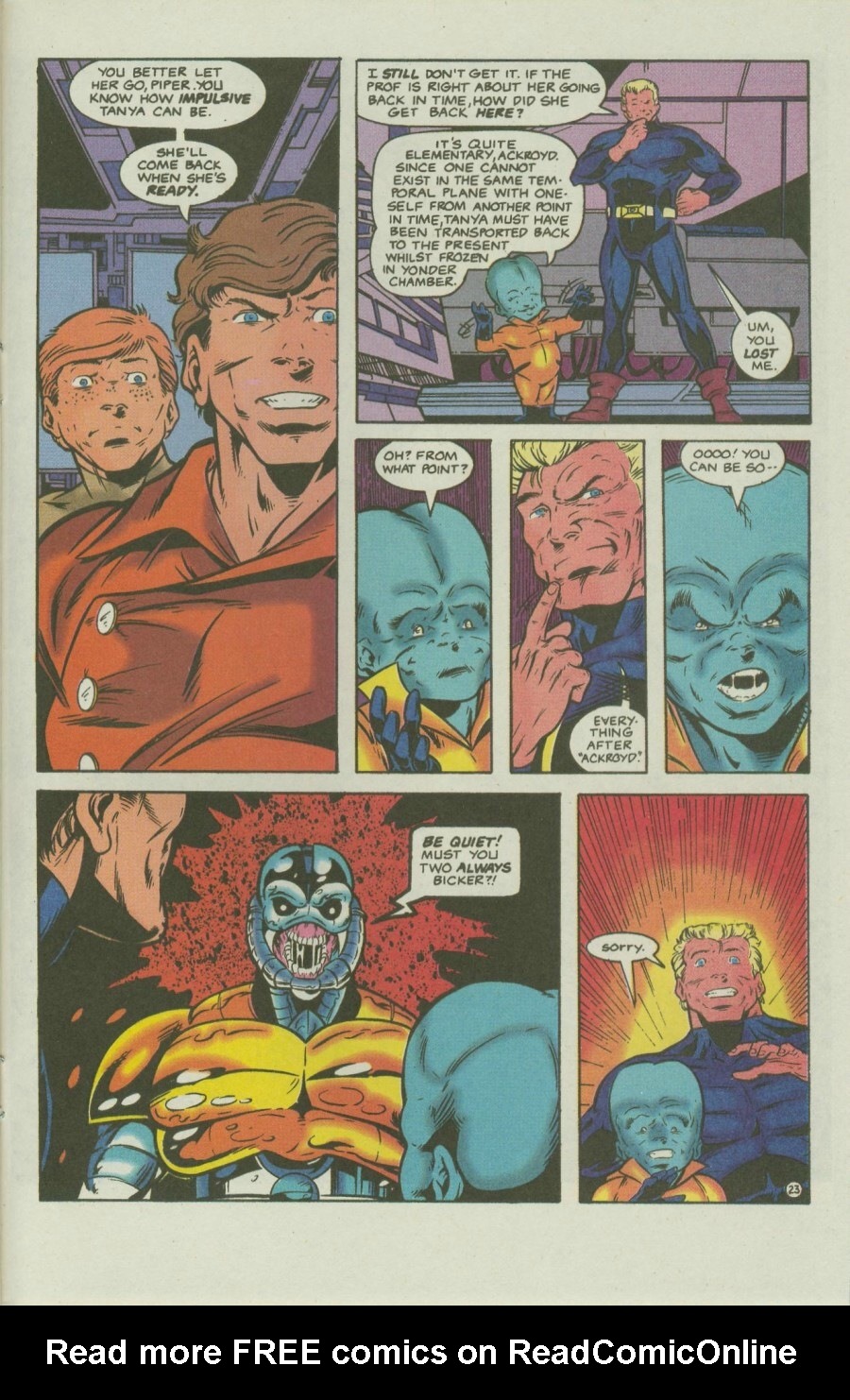 Read online Ex-Mutants comic -  Issue #8 - 28