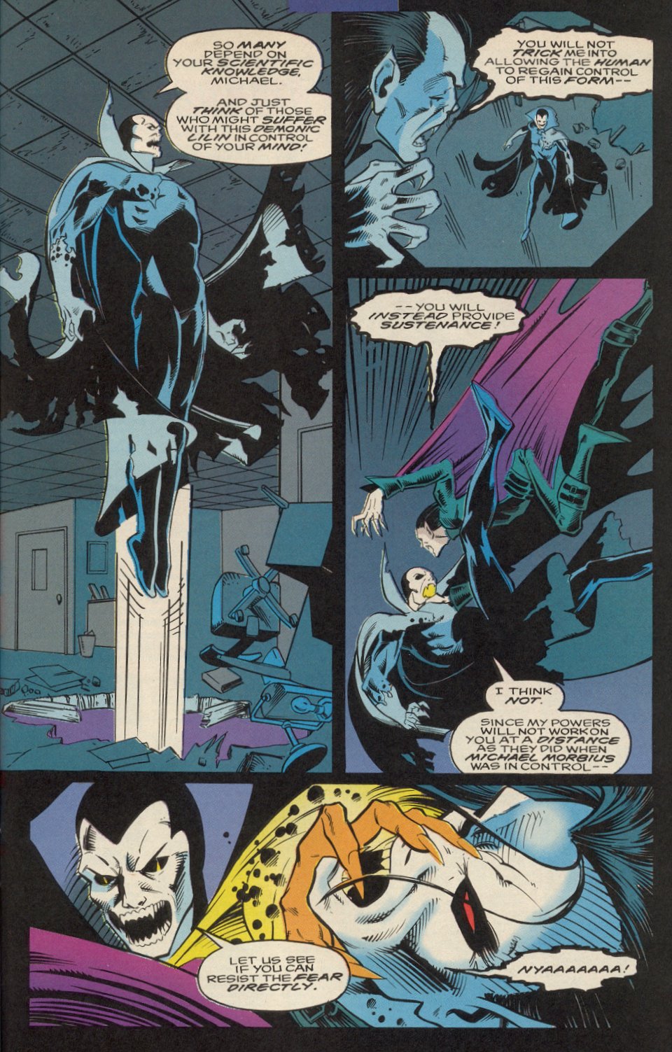 Read online Morbius: The Living Vampire (1992) comic -  Issue #14 - 19