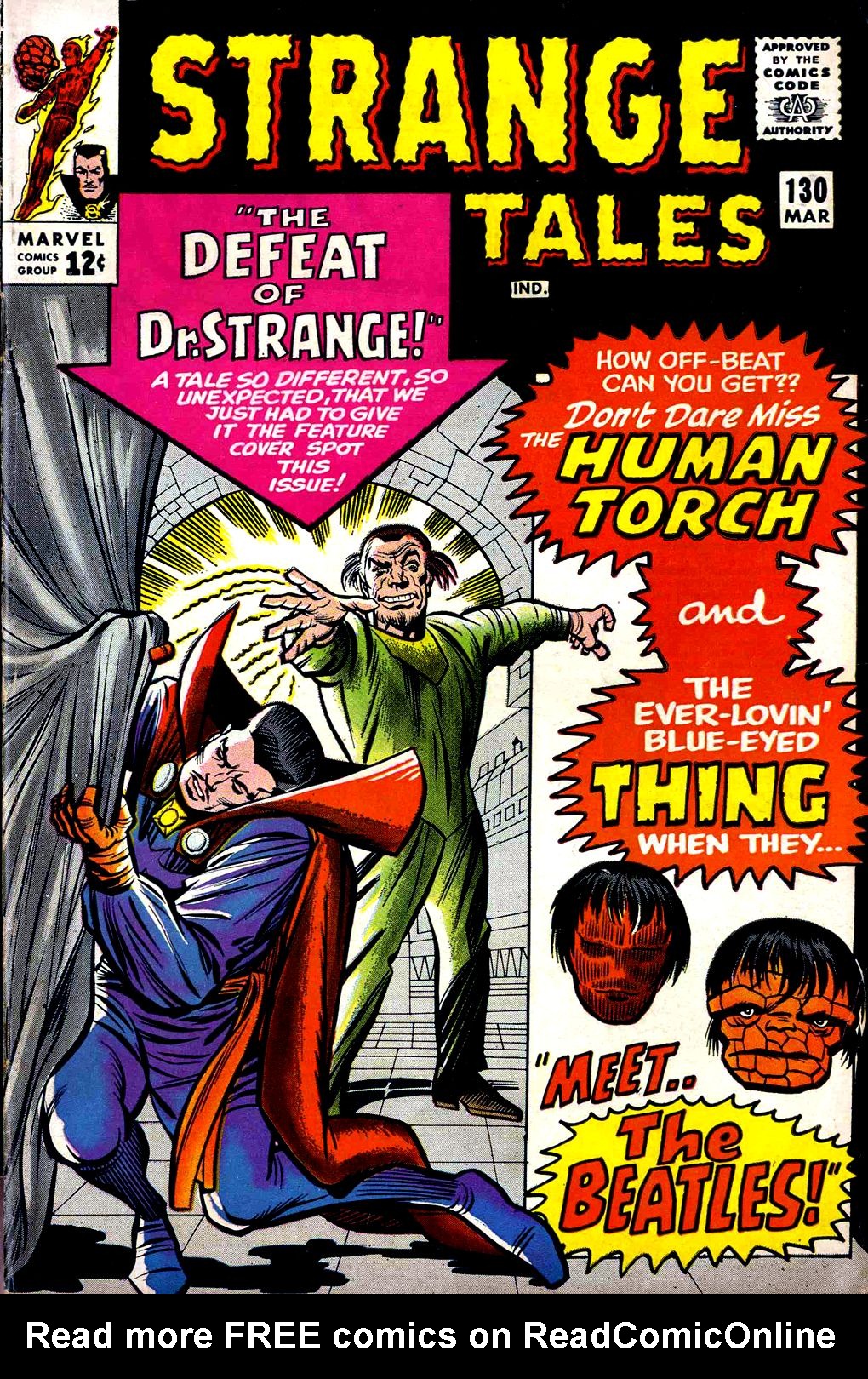Read online Strange Tales (1951) comic -  Issue #130 - 1