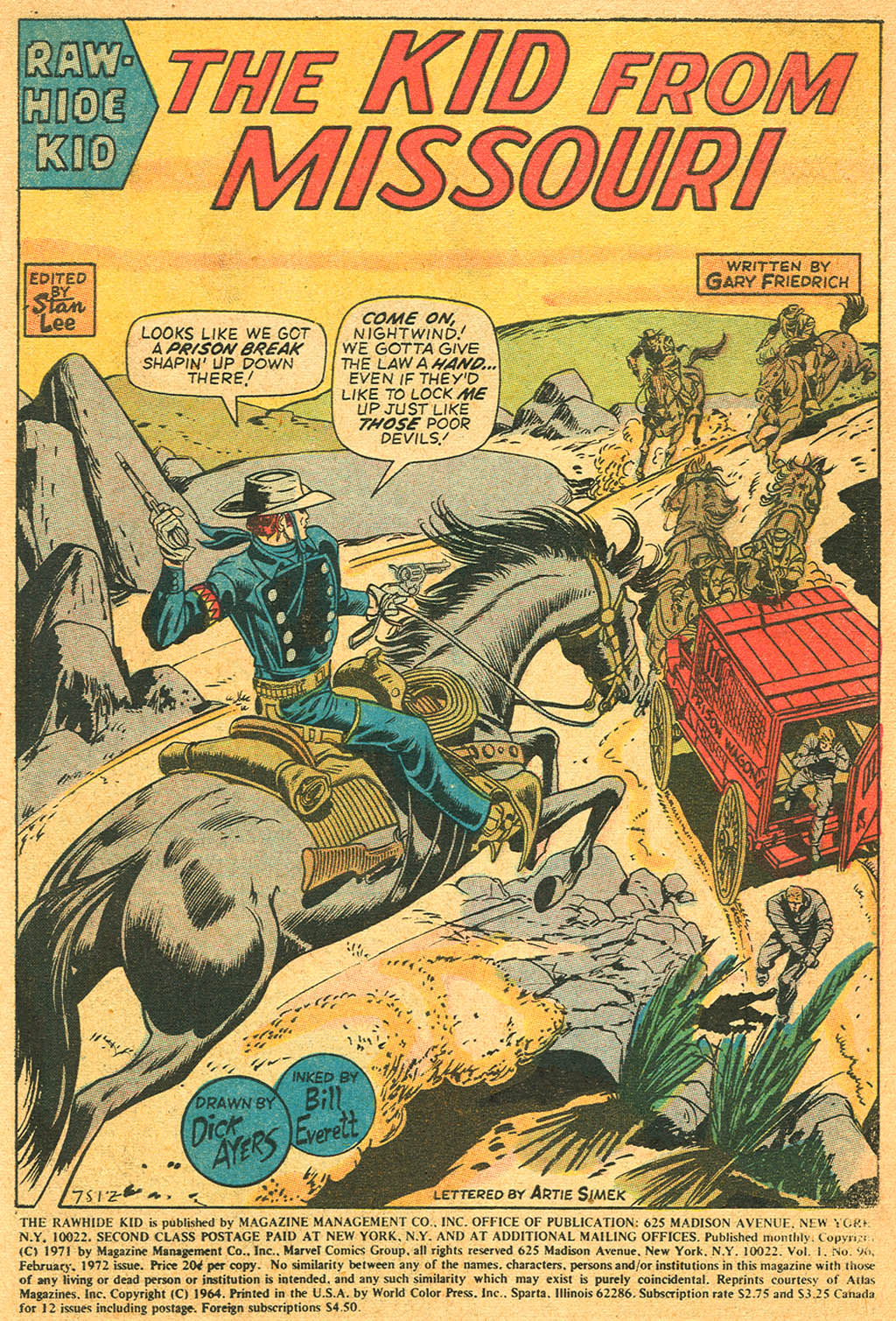 Read online The Rawhide Kid comic -  Issue #96 - 3