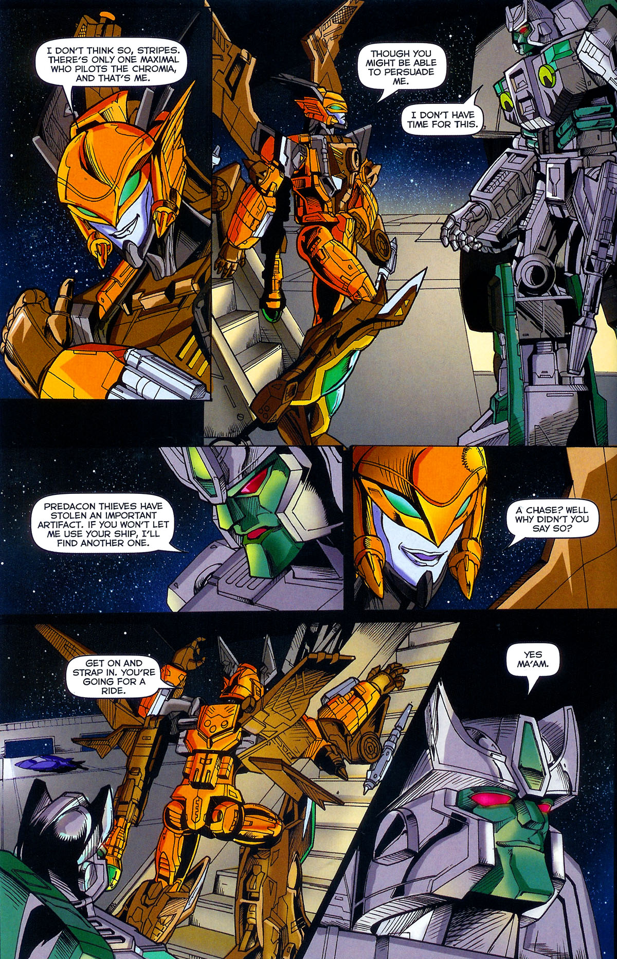 Read online Transformers: Timelines comic -  Issue #1 - 10