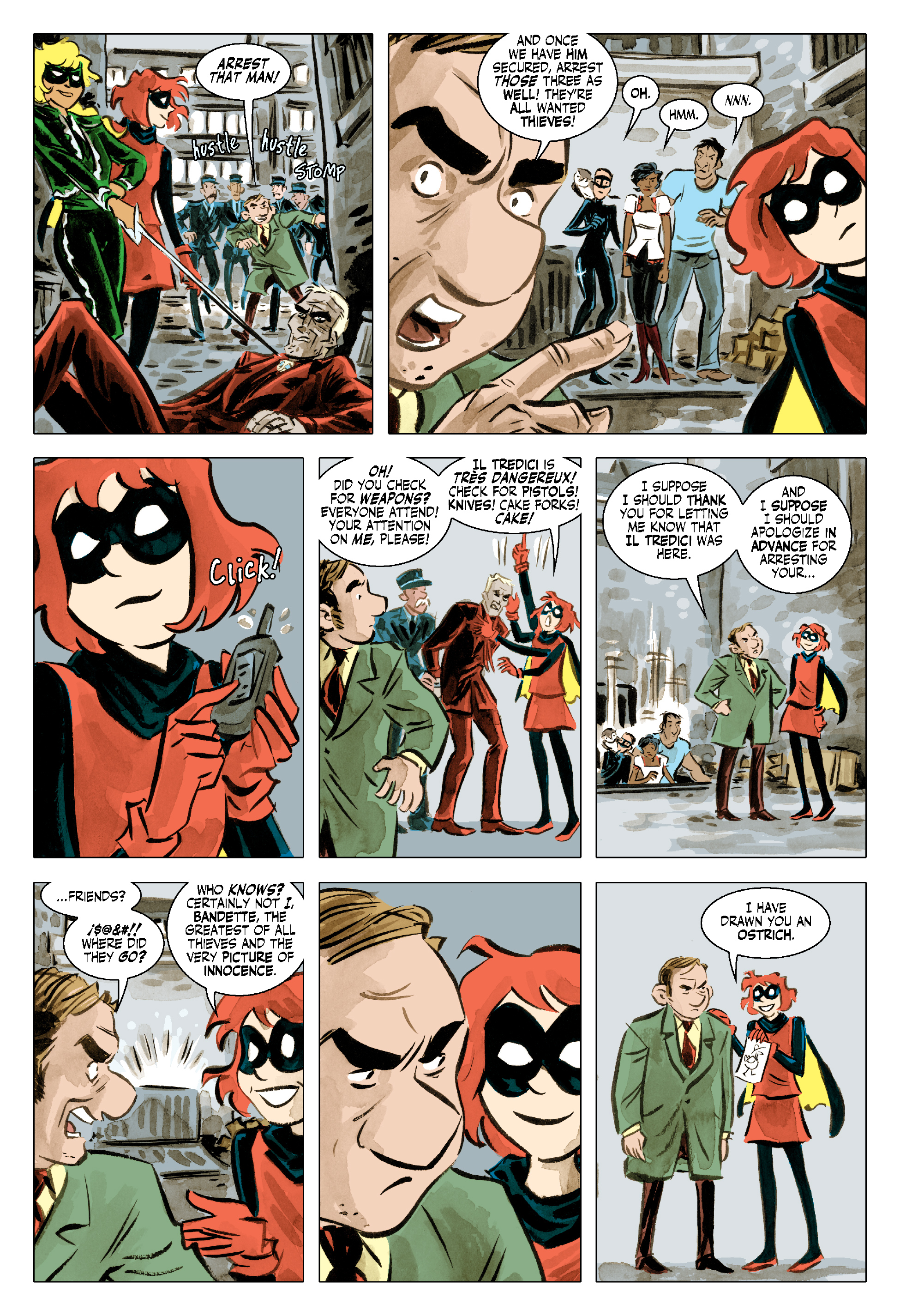 Read online Bandette (2012) comic -  Issue #18 - 23