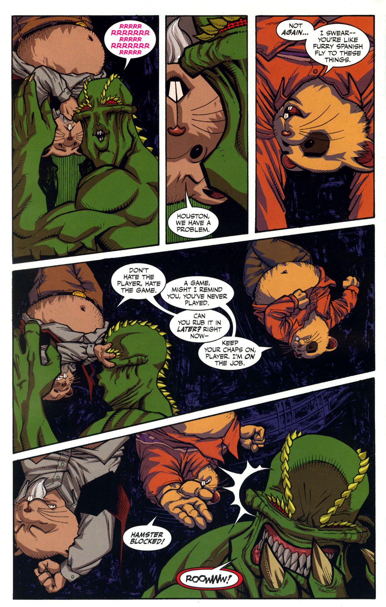 Read online Adolescent Radioactive Black Belt Hamsters (2008) comic -  Issue #3 - 10