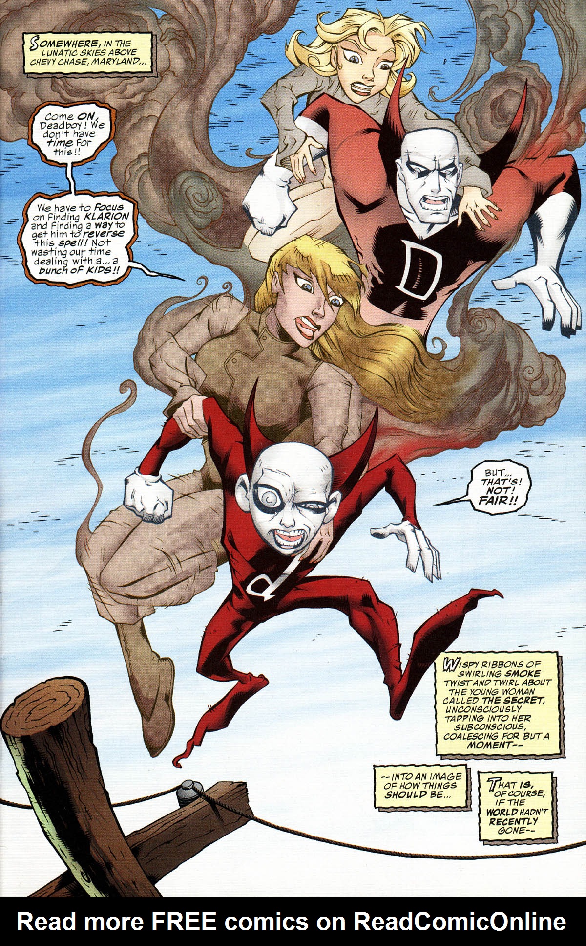 Read online Sins of Youth comic -  Issue # The Secret & Deadboy - 3