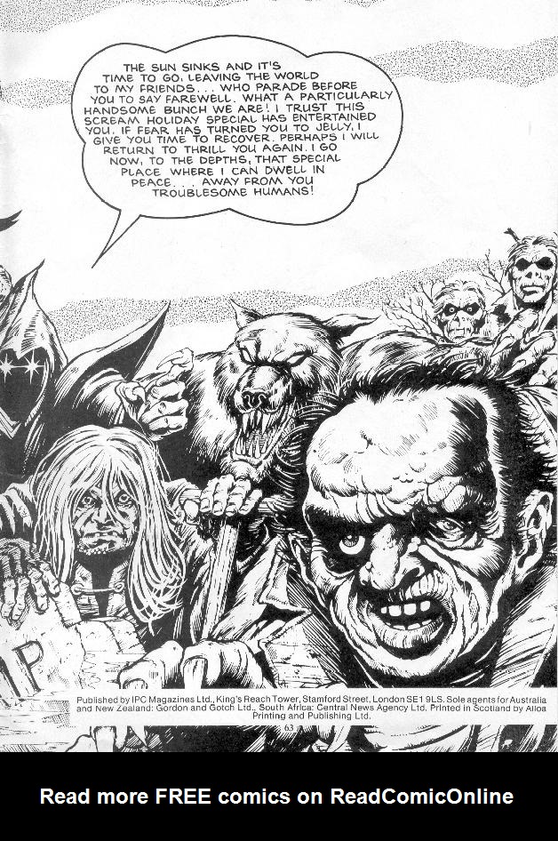 Read online Scream! Holiday Special comic -  Issue #2 - 63