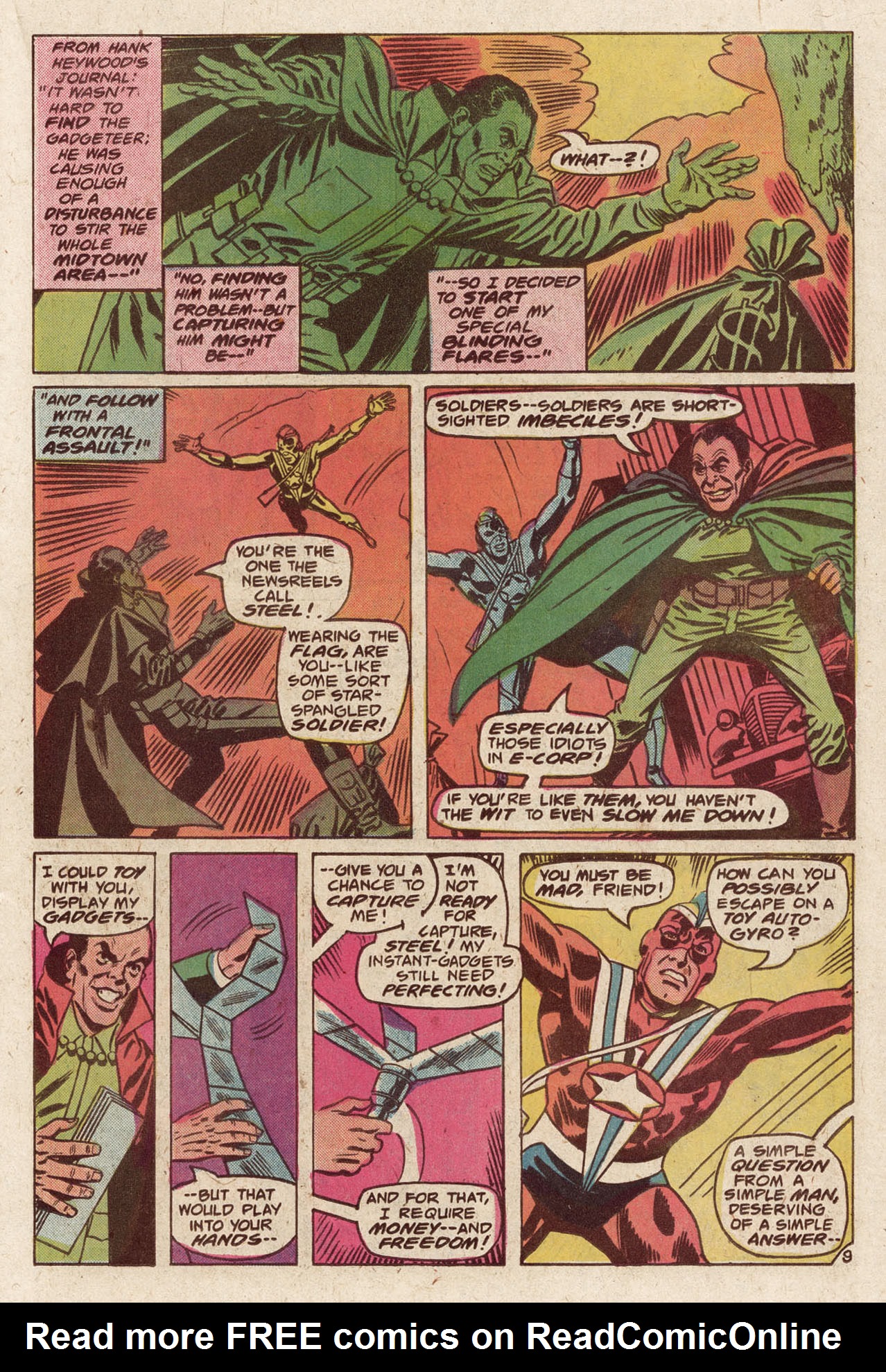 Read online Steel, The Indestructible Man comic -  Issue #4 - 15